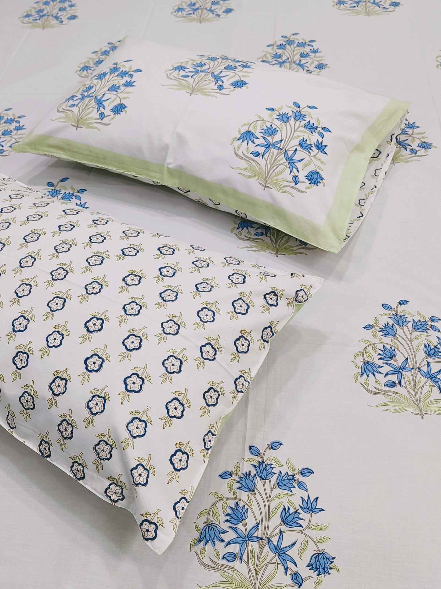 FRESH ARRIVAL Handblock Printed Premium Bedsheets (Dispatch Time 24 Hours)