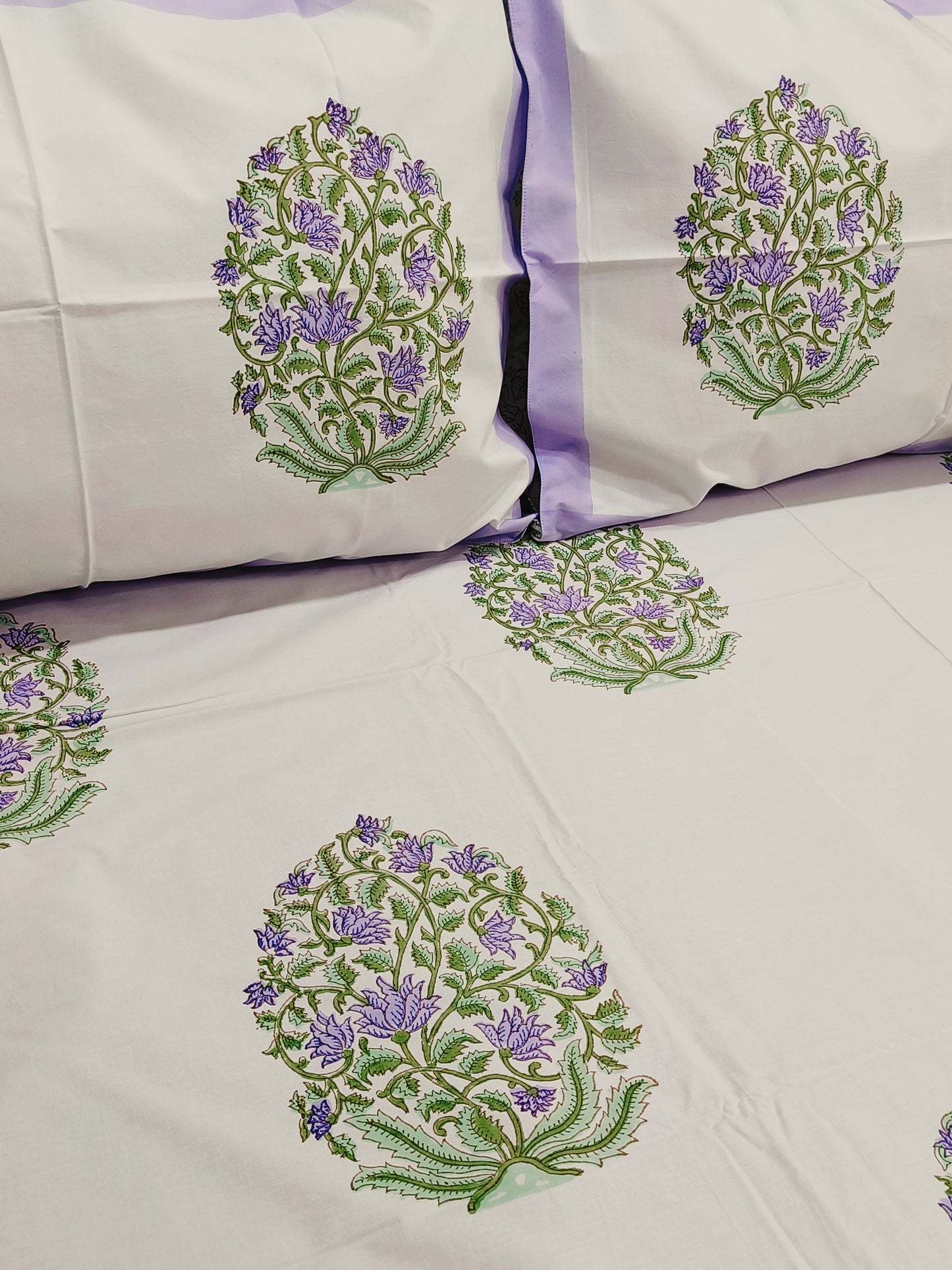 Handblock Printed Premium Bedsheets