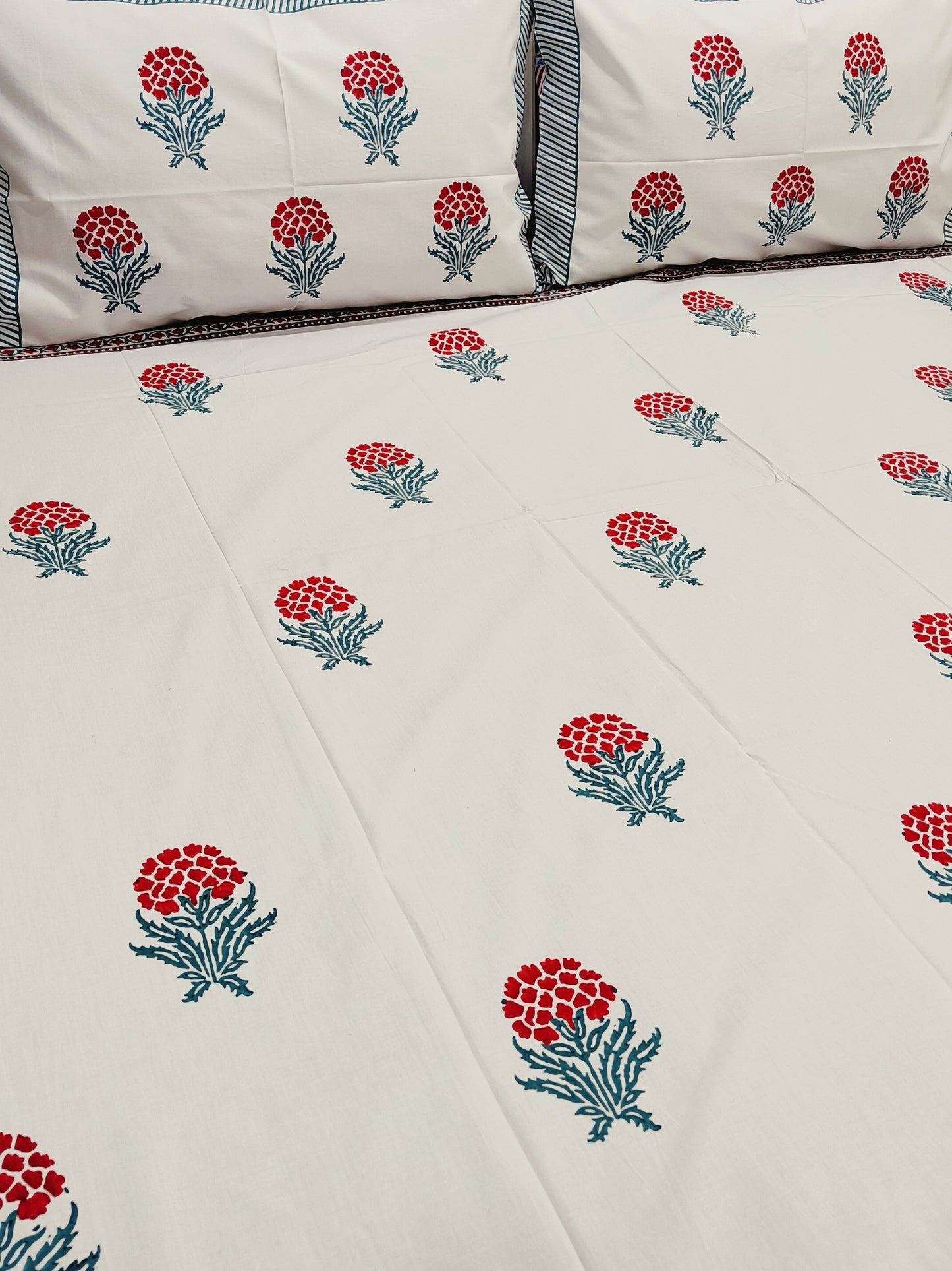 Handblock Printed Premium Bedsheets