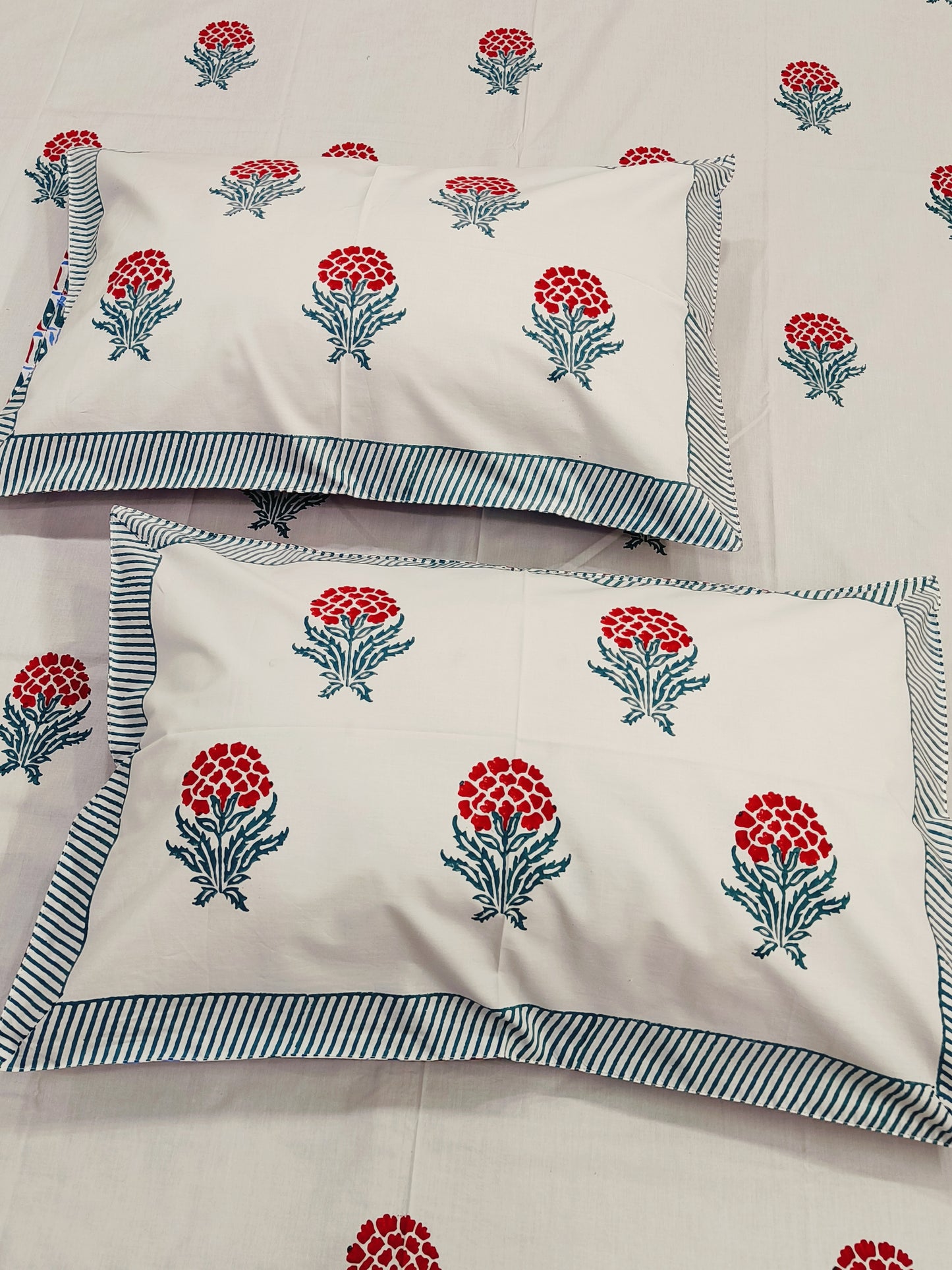 Handblock Printed Premium Bedsheets