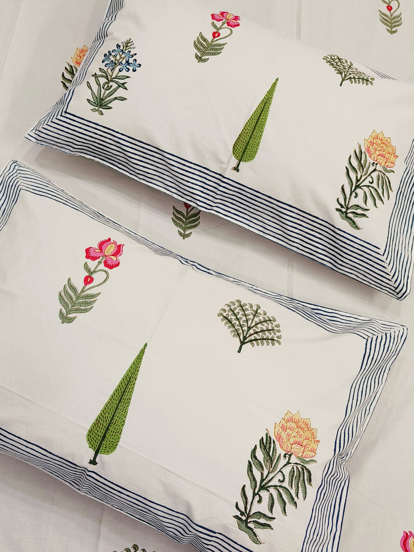 Handblock Printed Premium Bedsheets