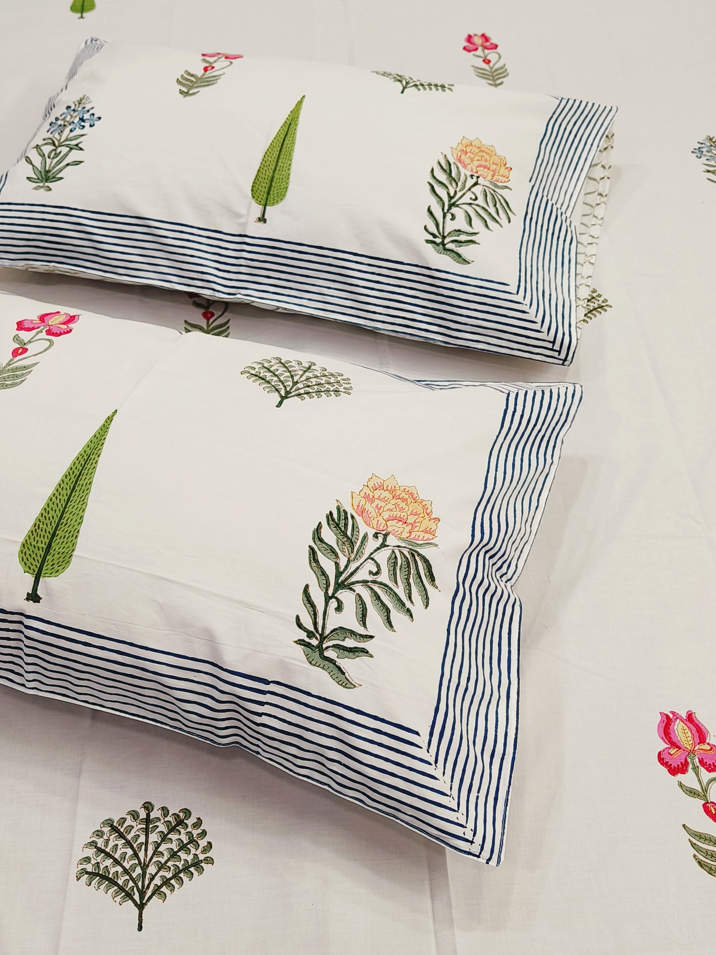 Handblock Printed Premium Bedsheets