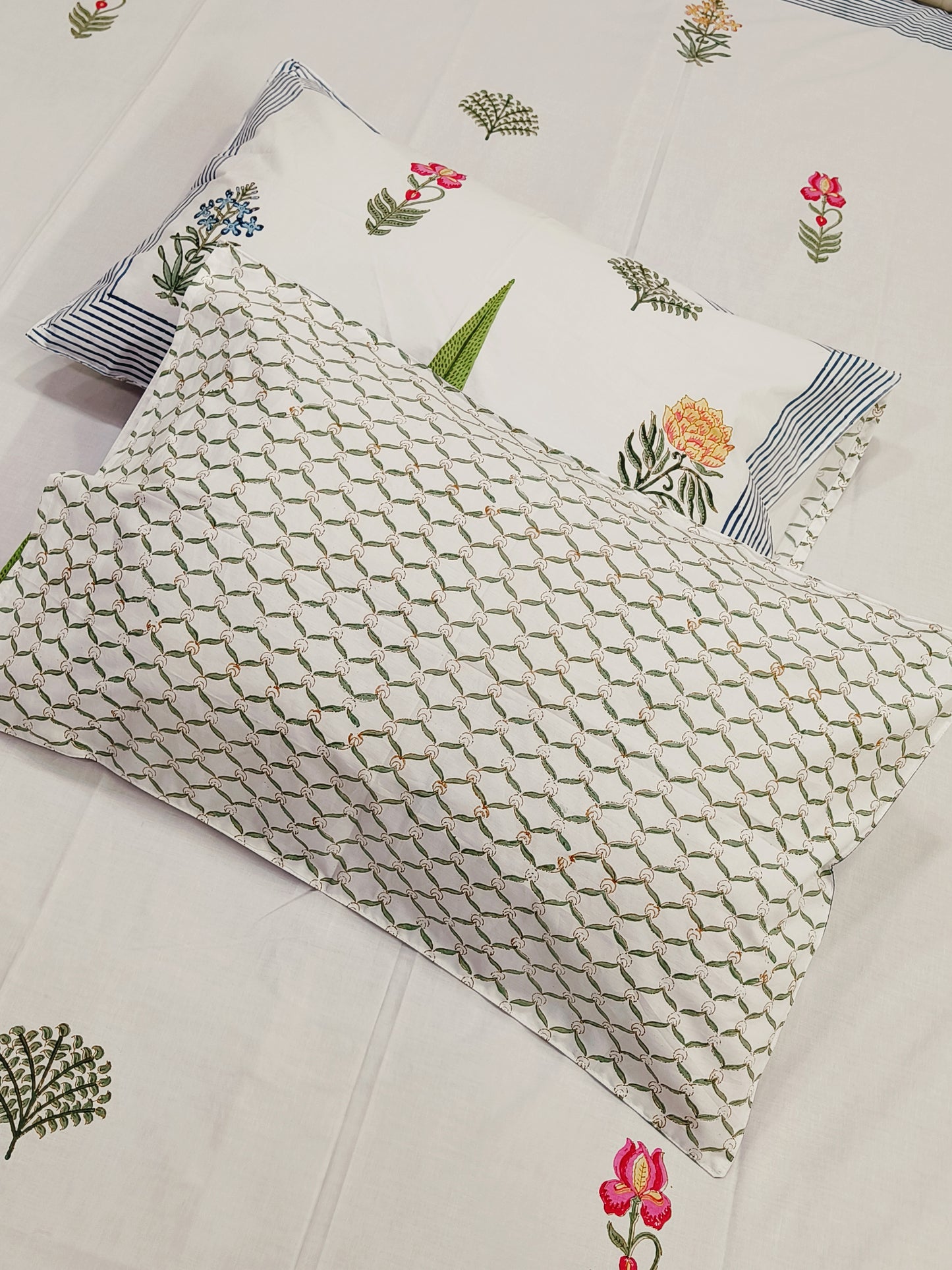 Handblock Printed Premium Bedsheets