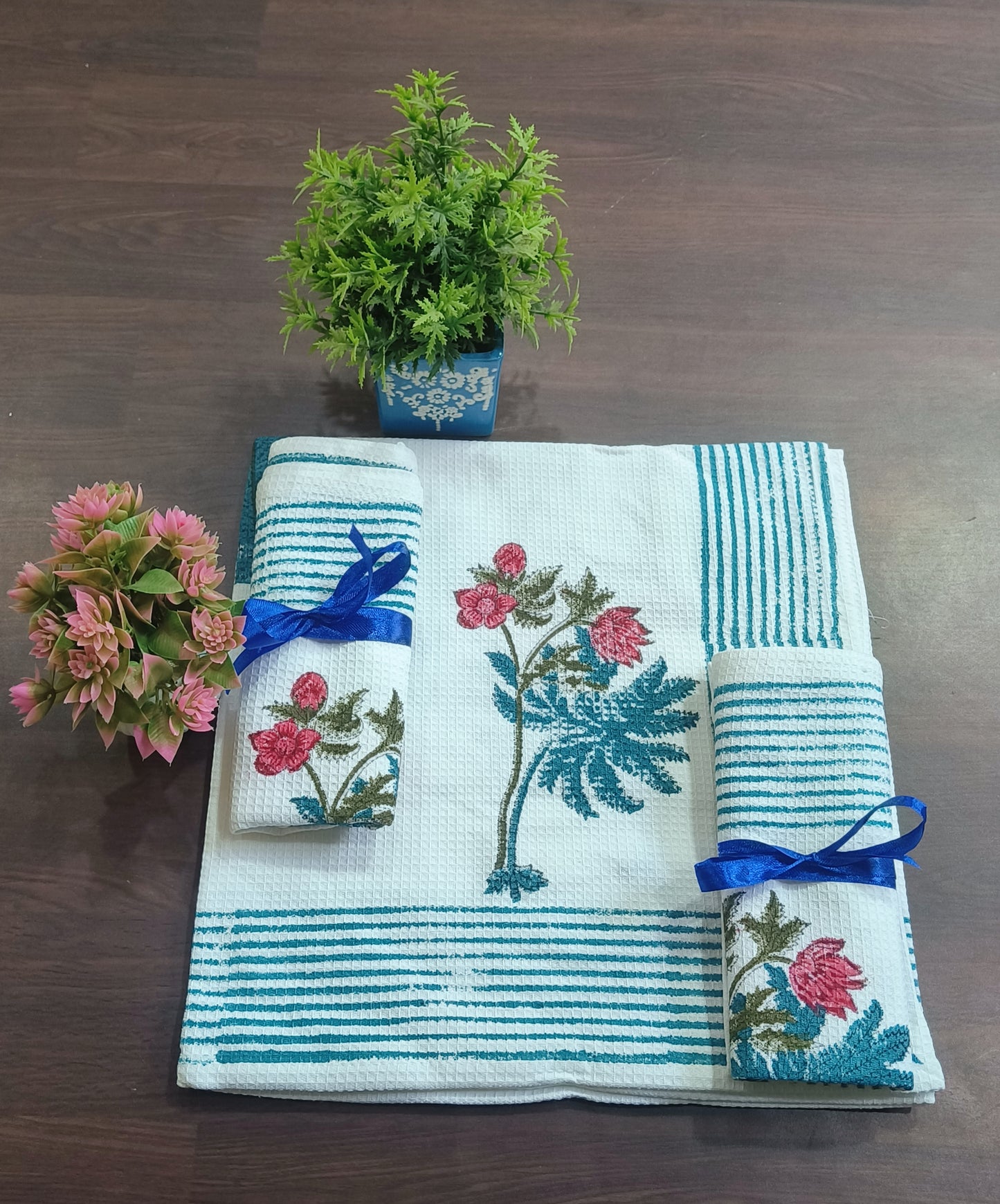 Handblock Printed Towels