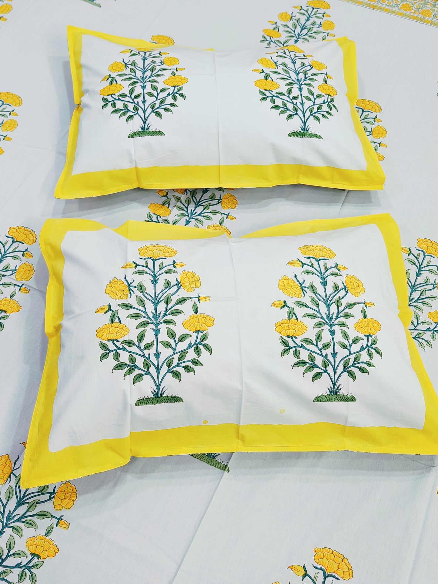 Handblock Printed Premium Bedsheets (Dispatch Time 24 Hours)