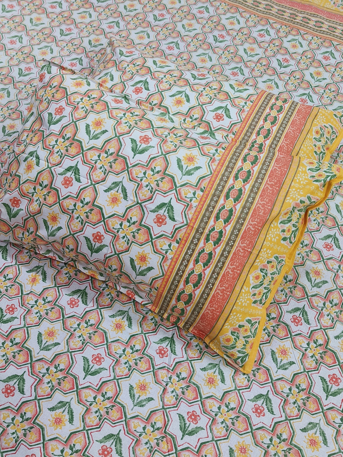 Gulbahaar King Size Bedsheets(Dispatch Time 24 Hours)