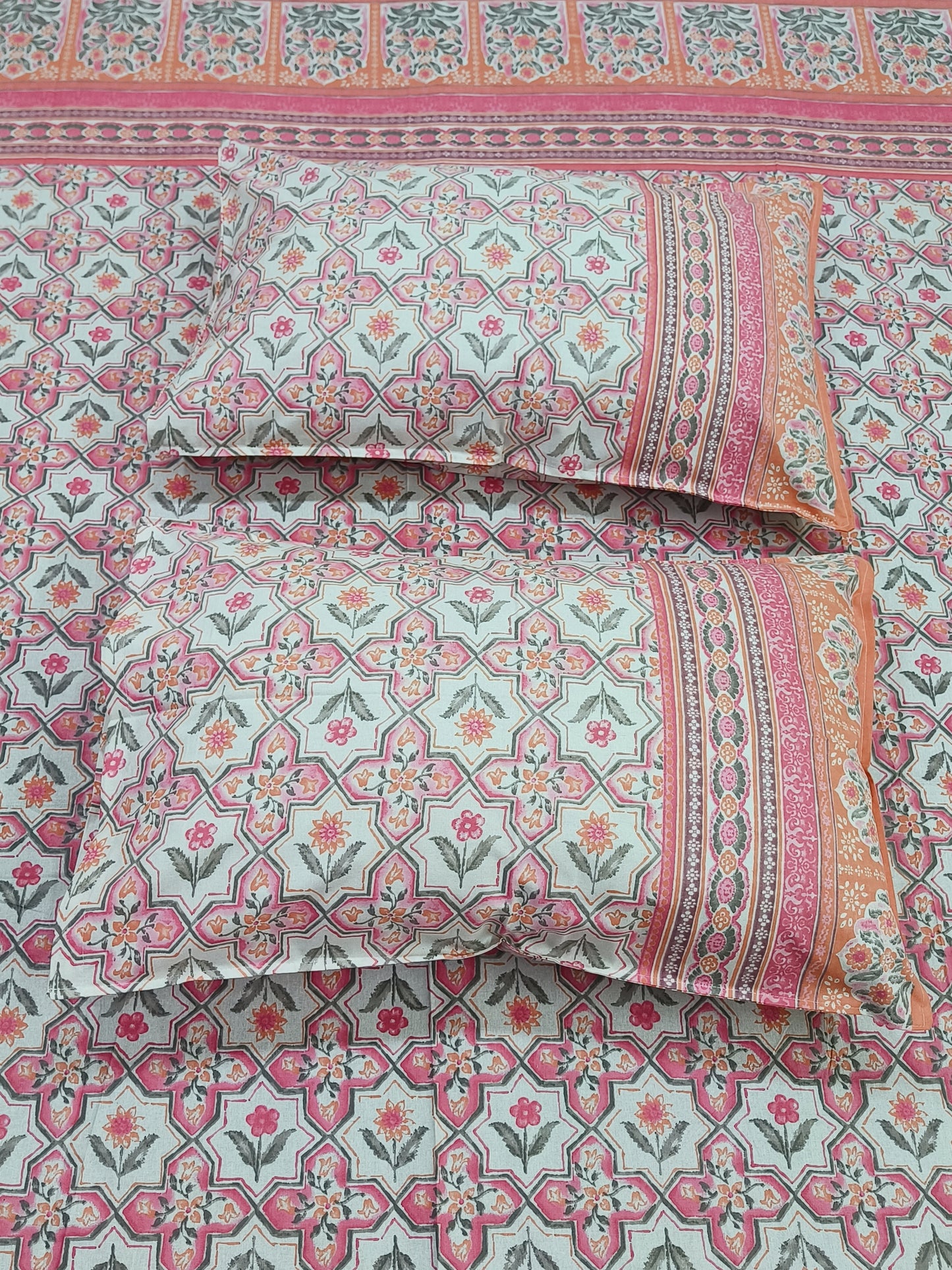 Gulbahaar King Size Bedsheets