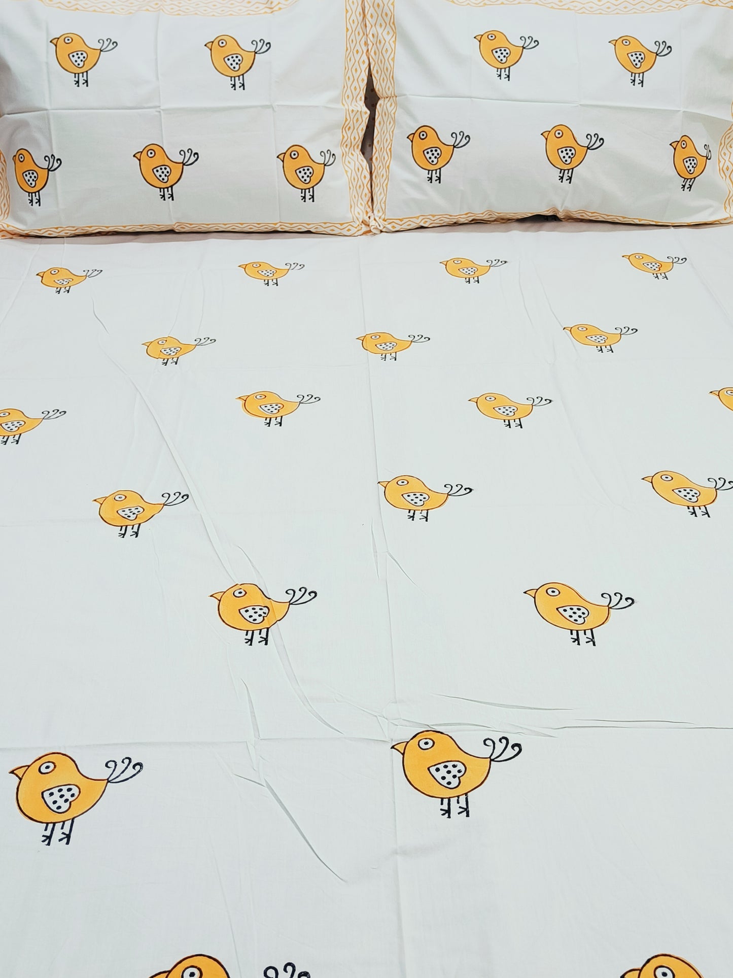 Handblock Printed Premium Bedsheets (Dispatch Time 24 Hours)