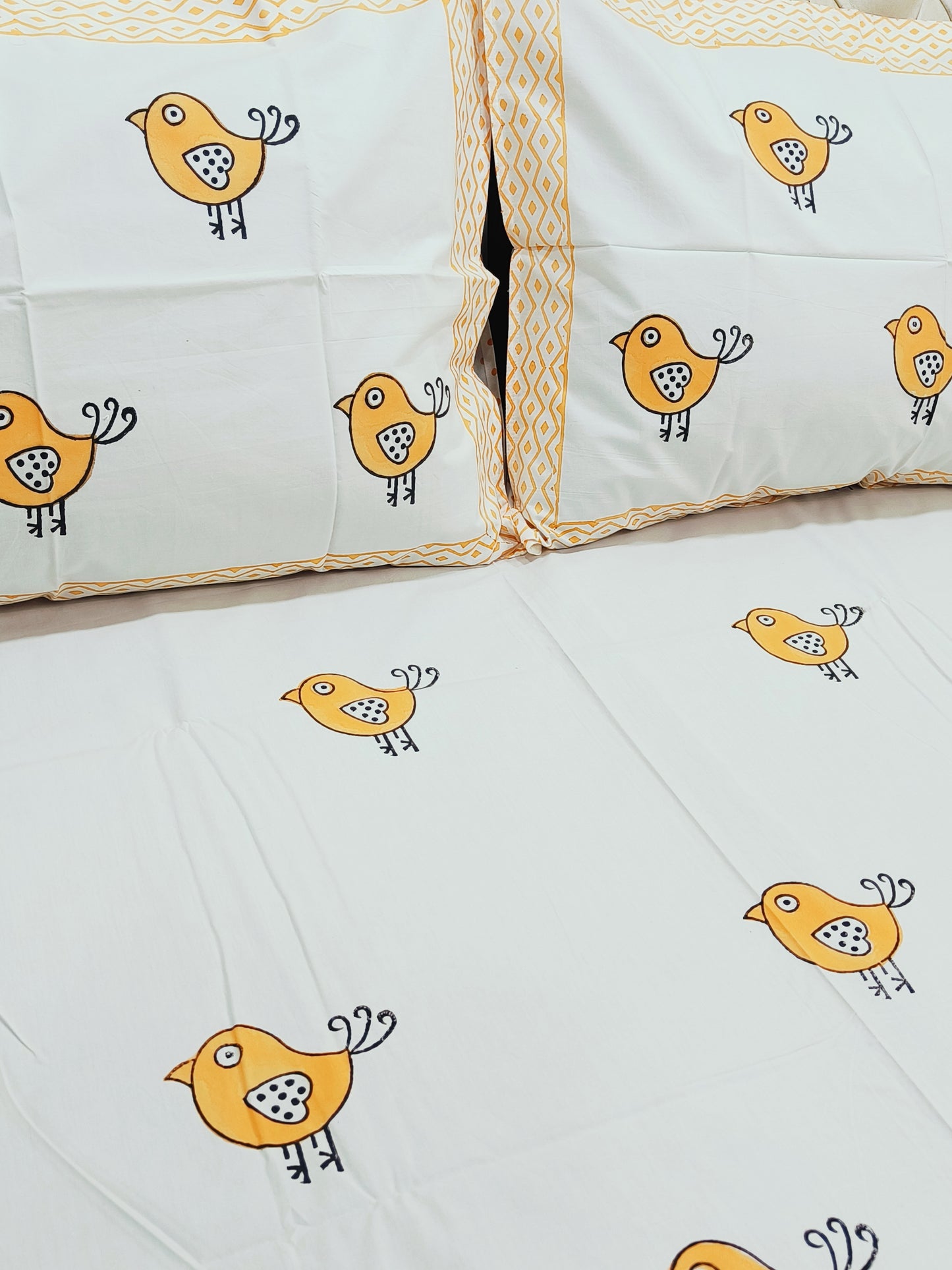 Handblock Printed Premium Bedsheets (Dispatch Time 24 Hours)