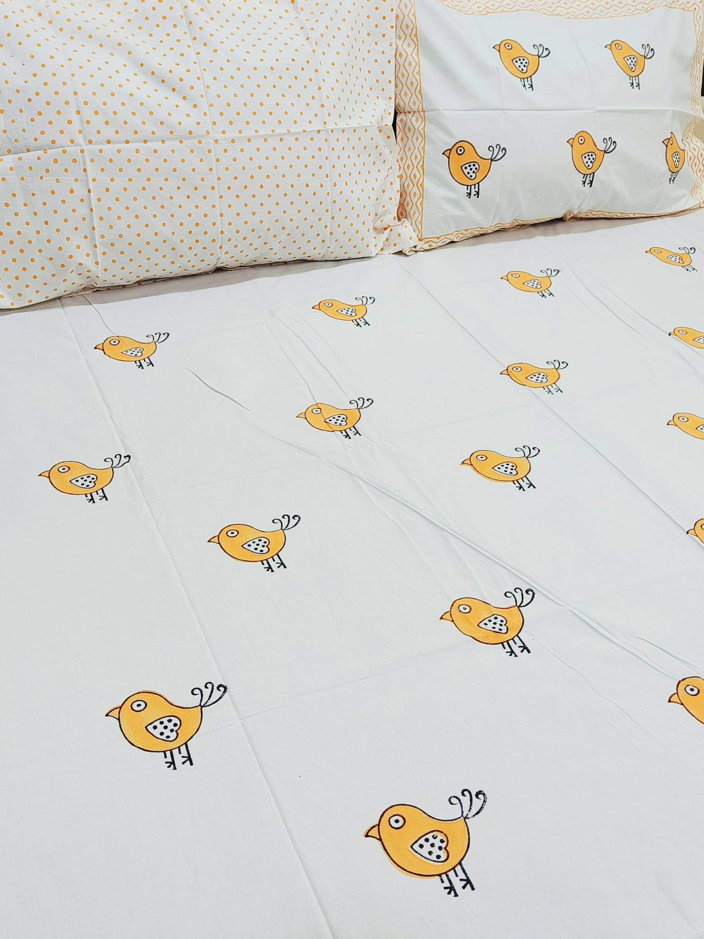 Handblock Printed Premium Bedsheets (Dispatch Time 24 Hours)