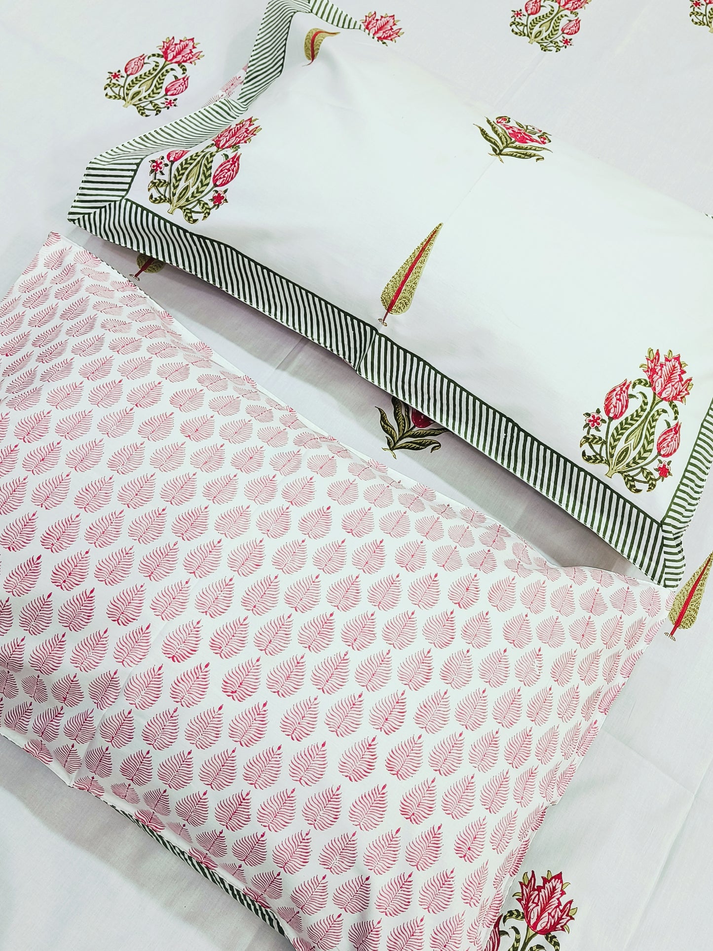 FRESH ARRIVAL Handblock Printed Premium Bedsheets (Dispatch Time 24 Hours)