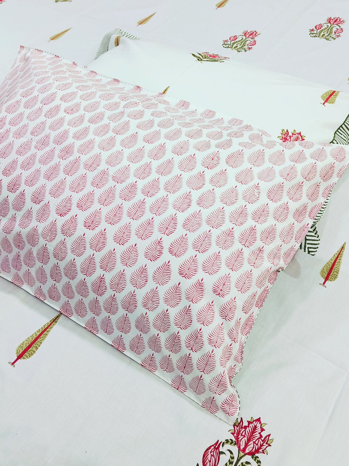FRESH ARRIVAL Handblock Printed Premium Bedsheets (Dispatch Time 24 Hours)