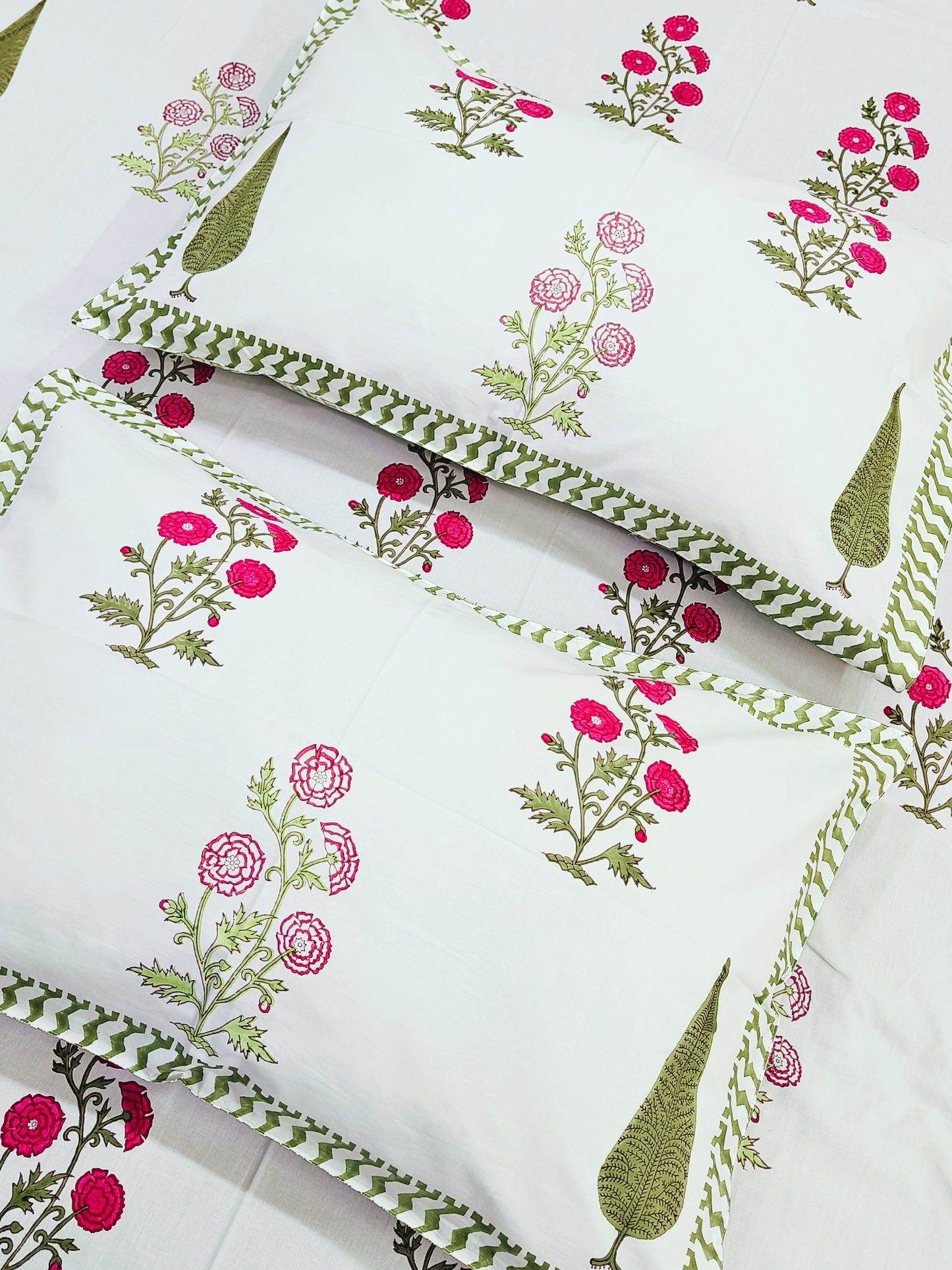 FRESH ARRIVAL Handblock Printed Premium Bedsheets (Dispatch Time 24 Hours)
