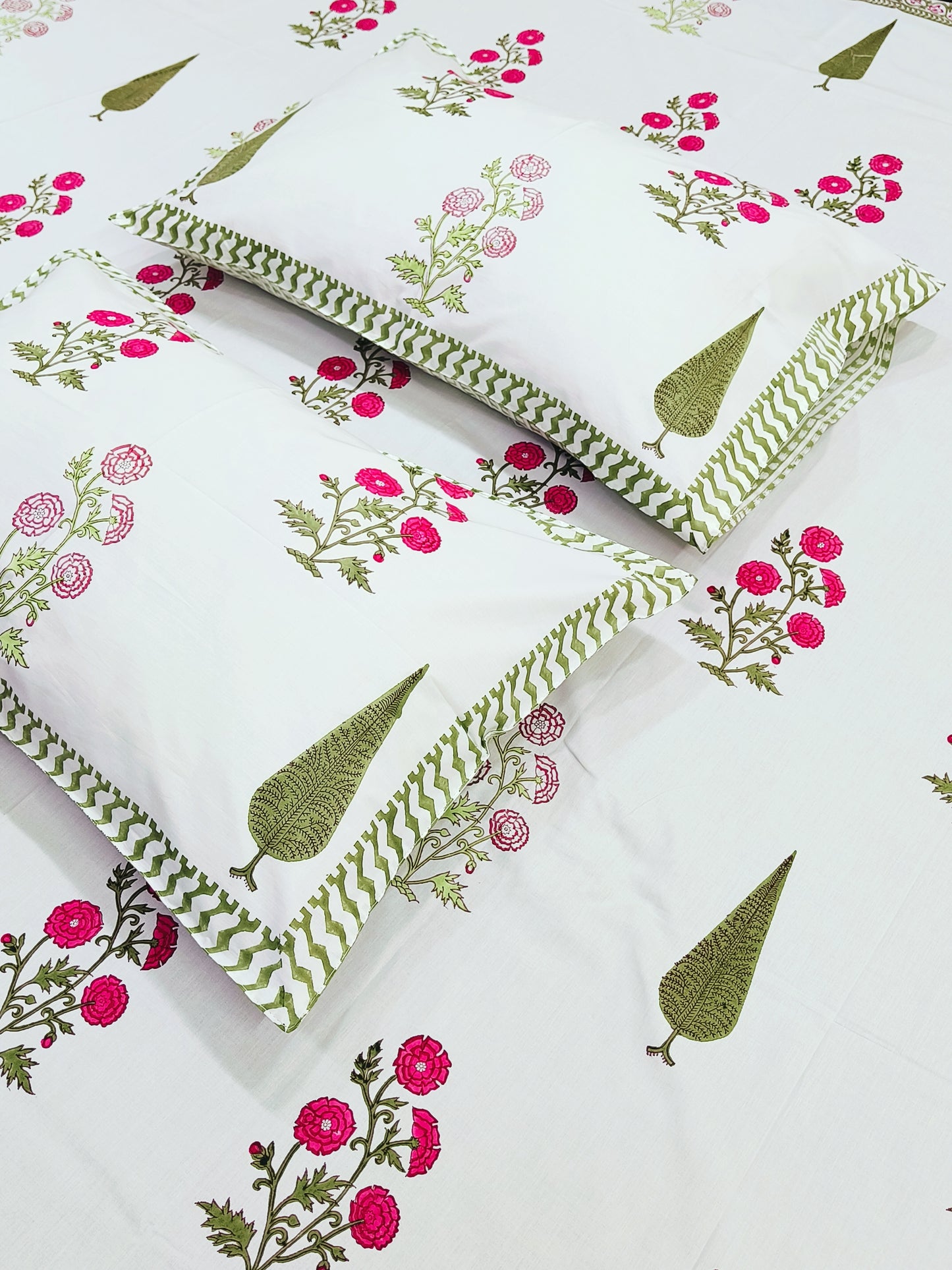 FRESH ARRIVAL Handblock Printed Premium Bedsheets (Dispatch Time 24 Hours)