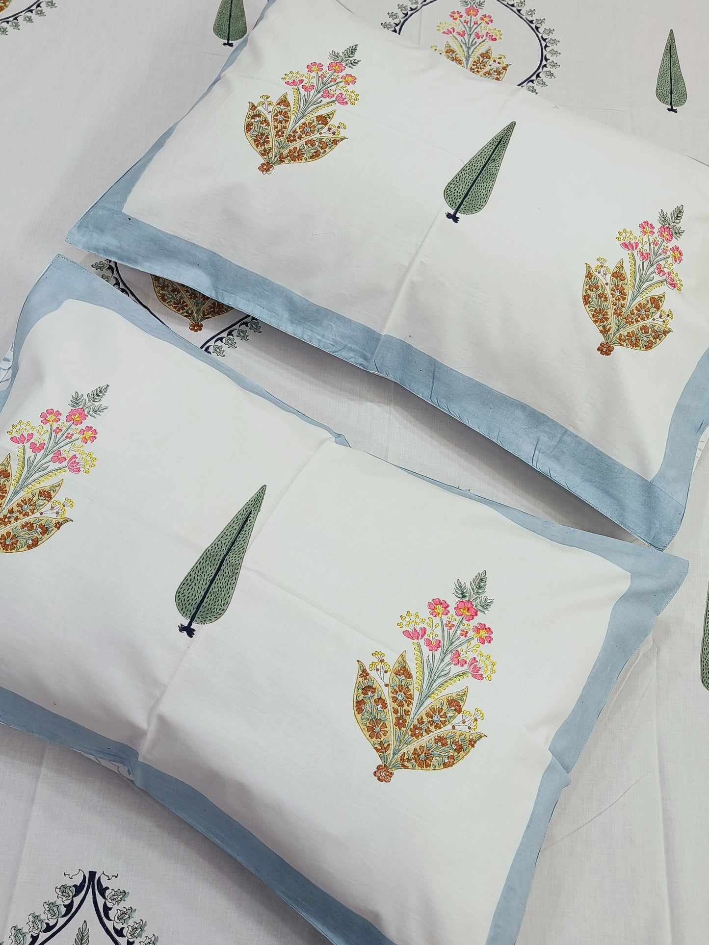 FRESH ARRIVAL Handblock Printed Premium Bedsheets (Dispatch Time 24 Hours)