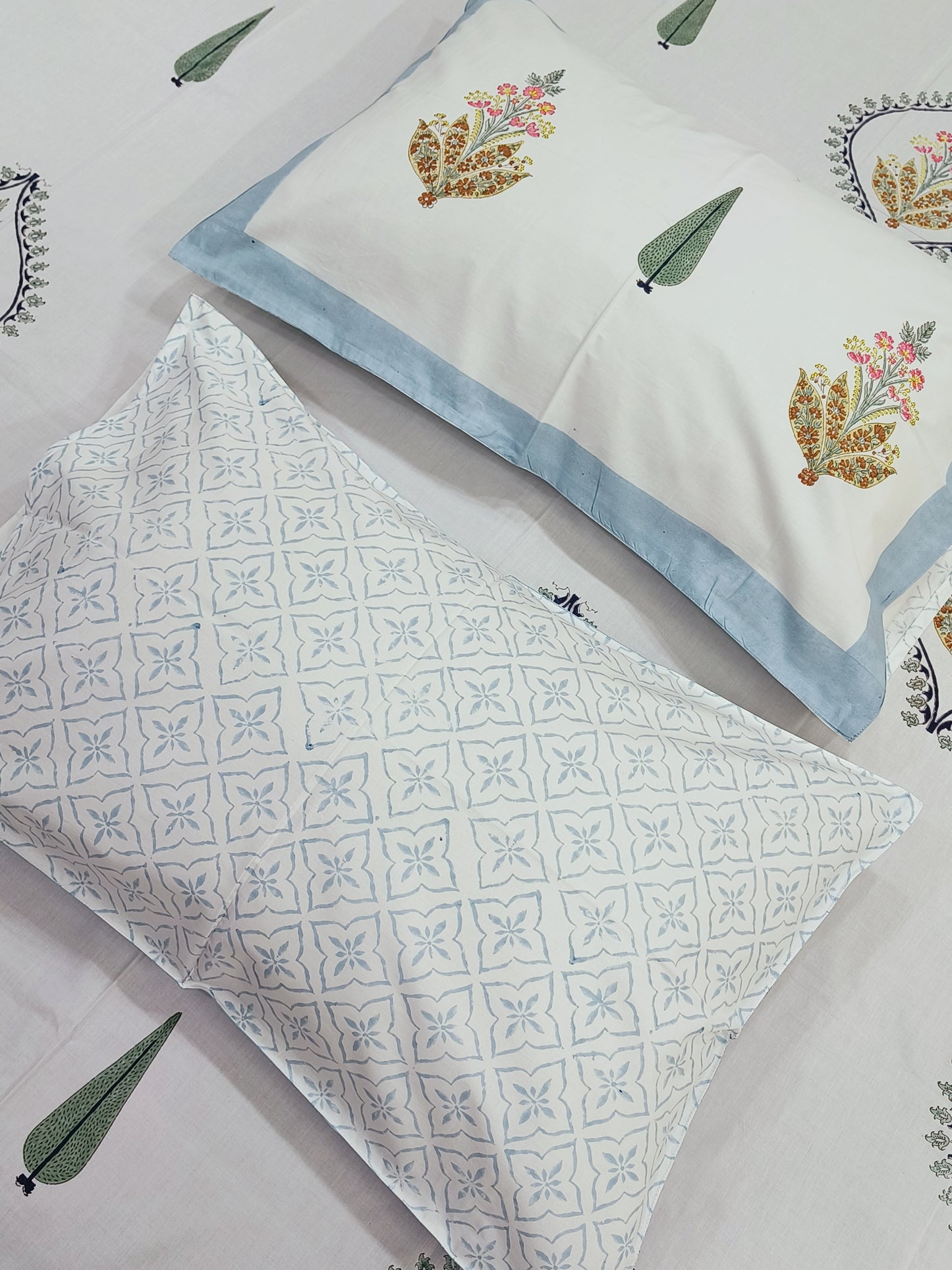 FRESH ARRIVAL Handblock Printed Premium Bedsheets (Dispatch Time 24 Hours)