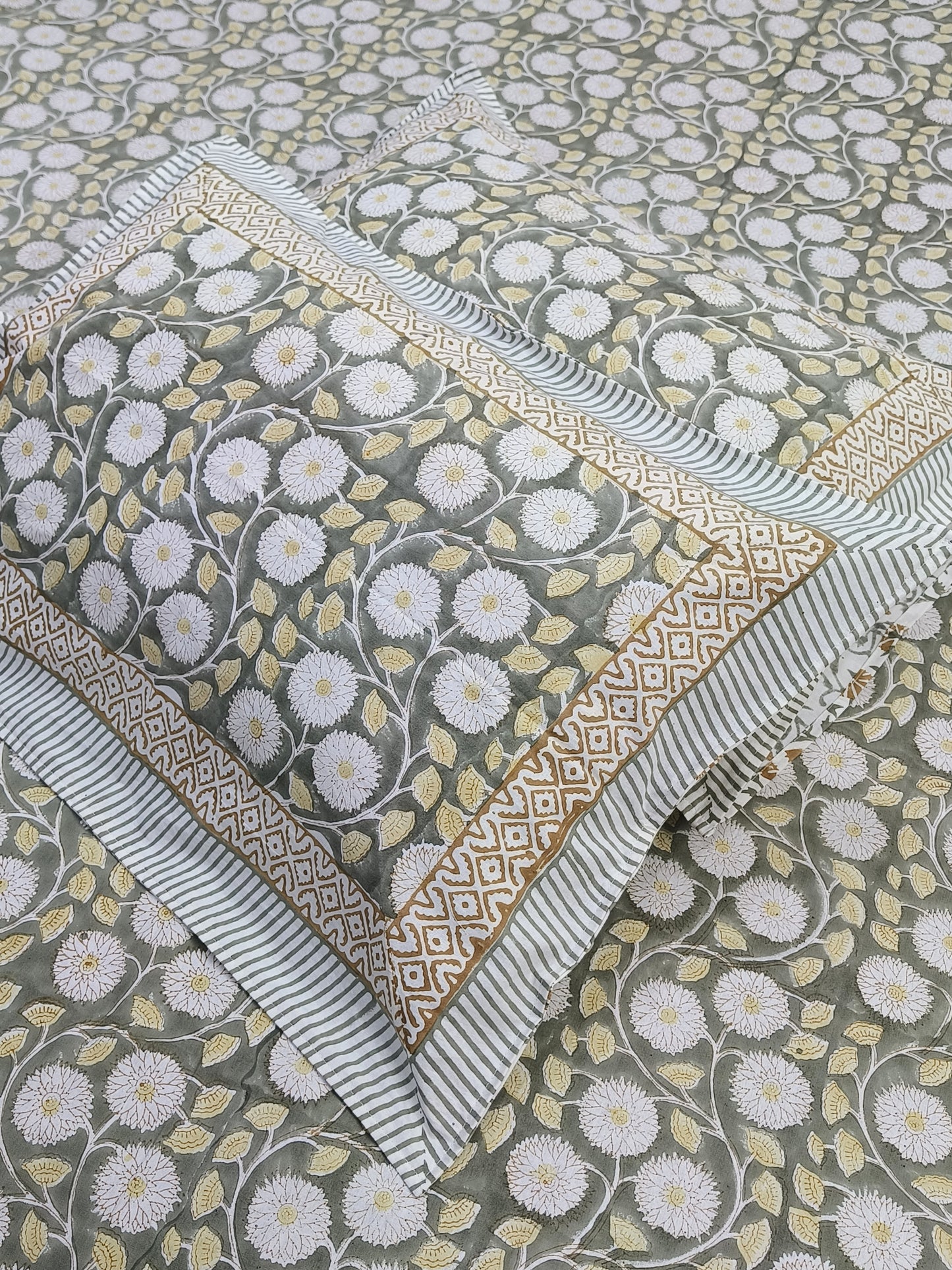 FRESH ARRIVAL Handblock Printed Premium Bedsheets (Dispatch Time 24 Hours)
