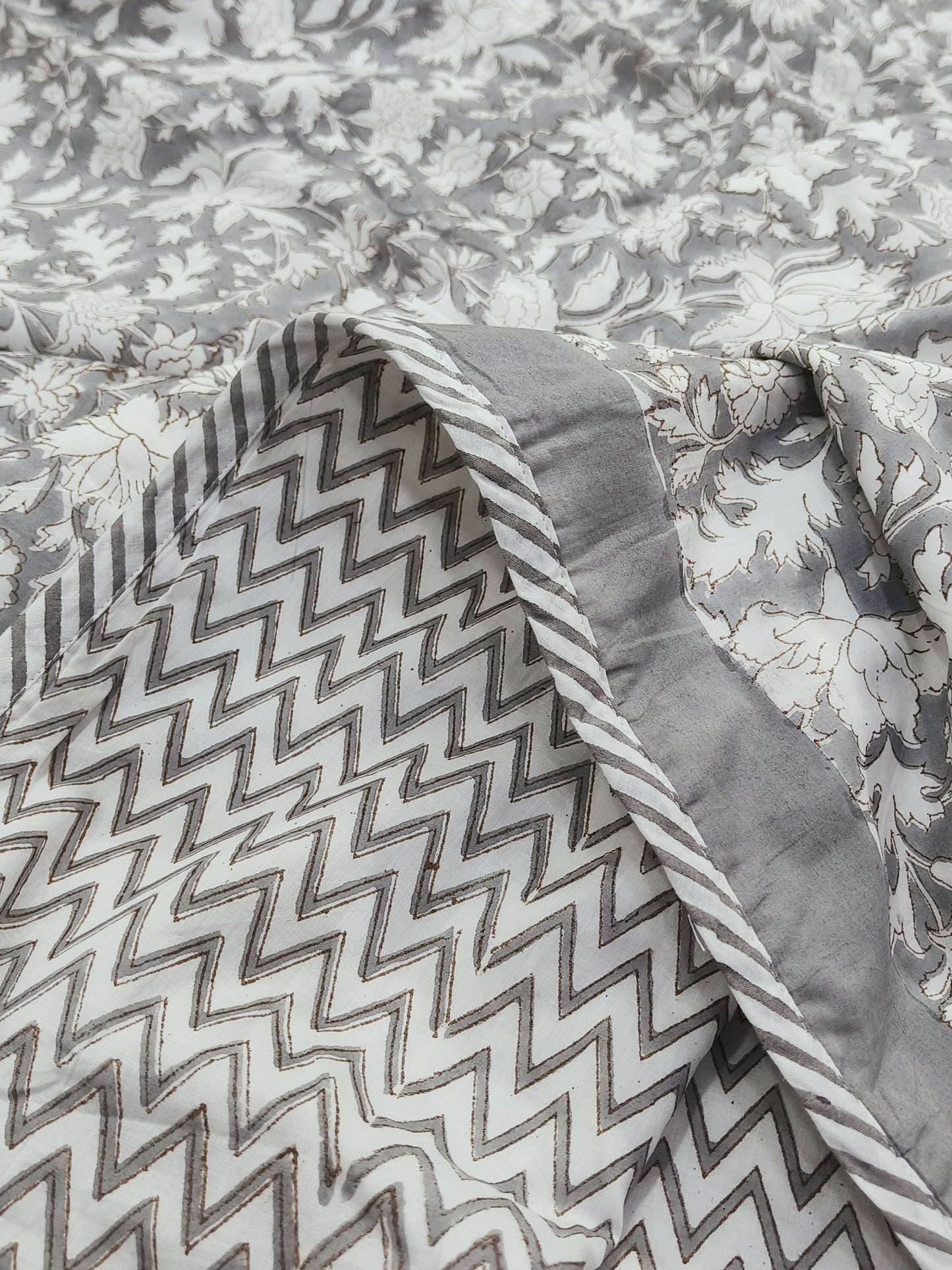 FRESH ARRIVAL Handblock Printed Premium Double Bed Dohars