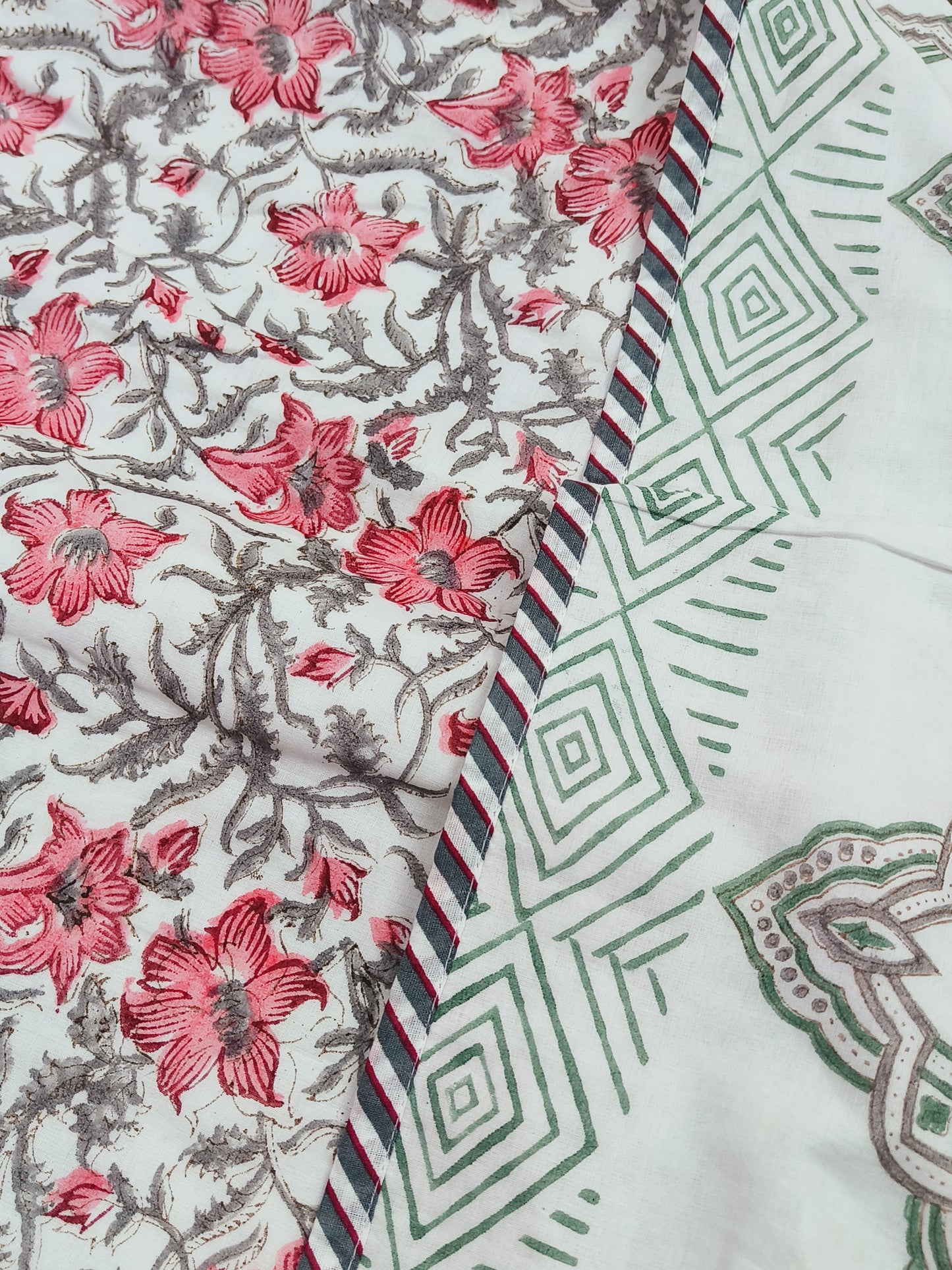 FRESH ARRIVAL Handblock Printed Premium Double Bed Dohars