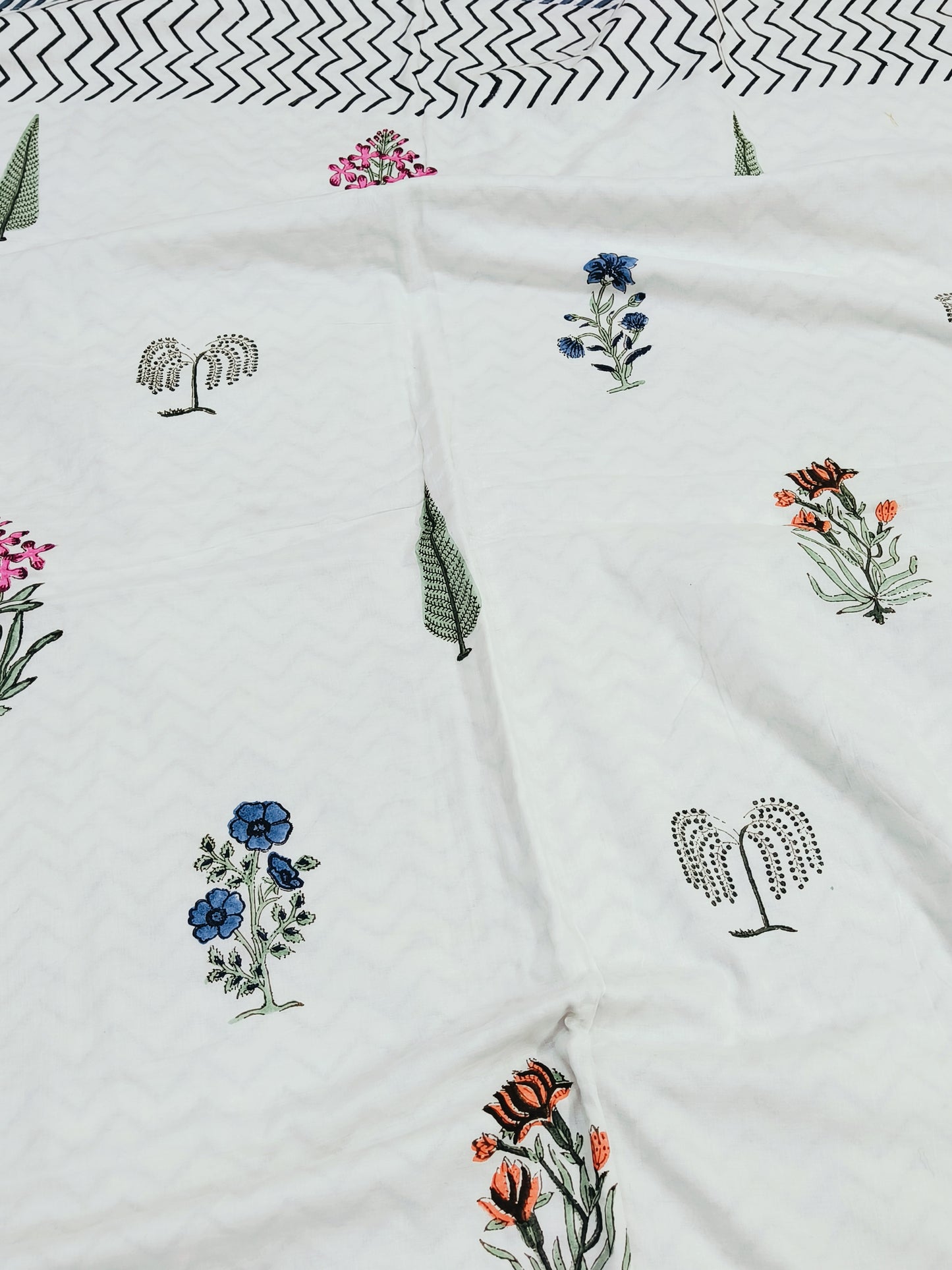 FRESH ARRIVAL Handblock Printed Premium Double Bed Dohars