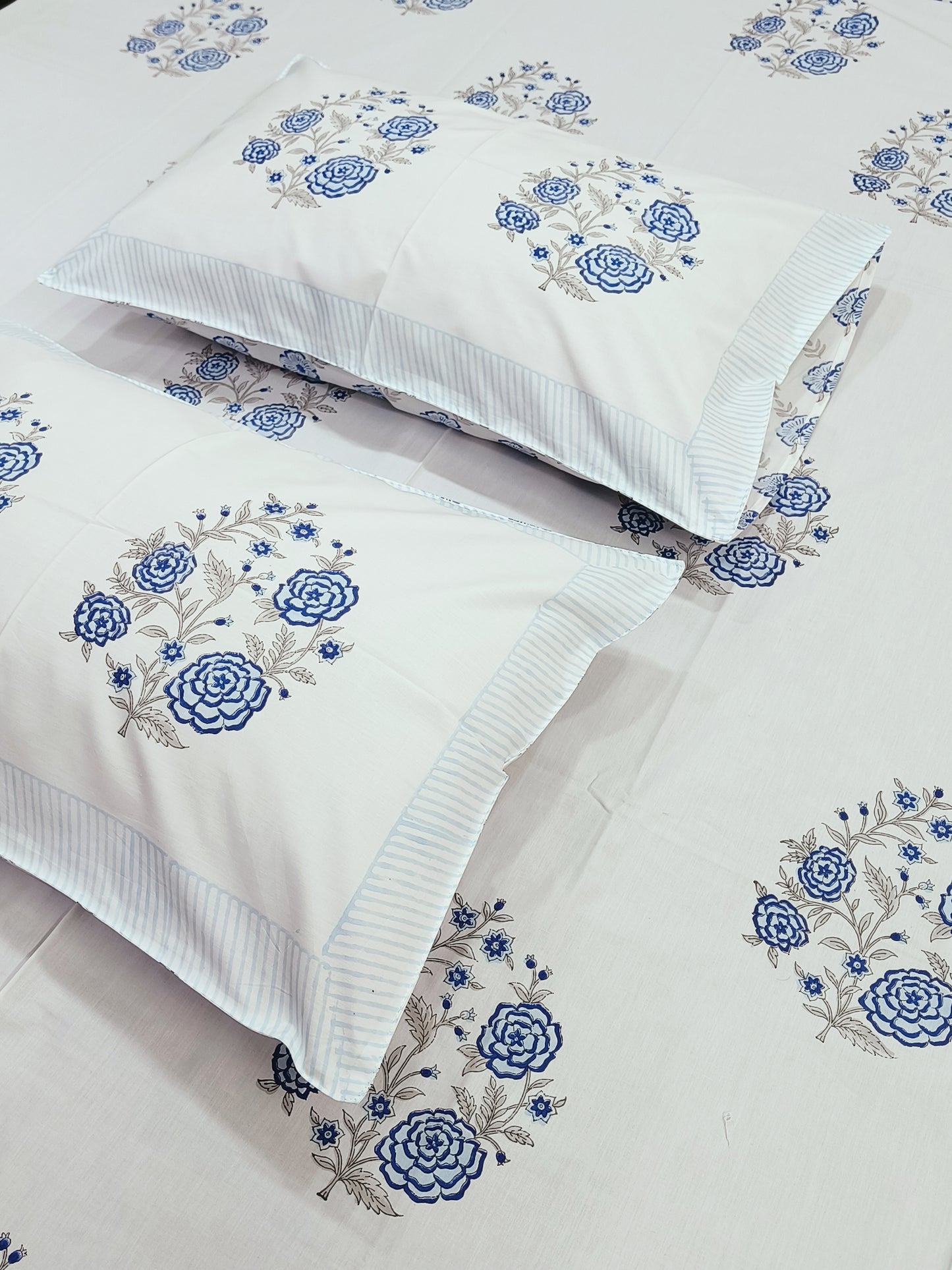 FRESH ARRIVAL Handblock Printed Premium Bedsheets (Dispatch Time 24 Hours)