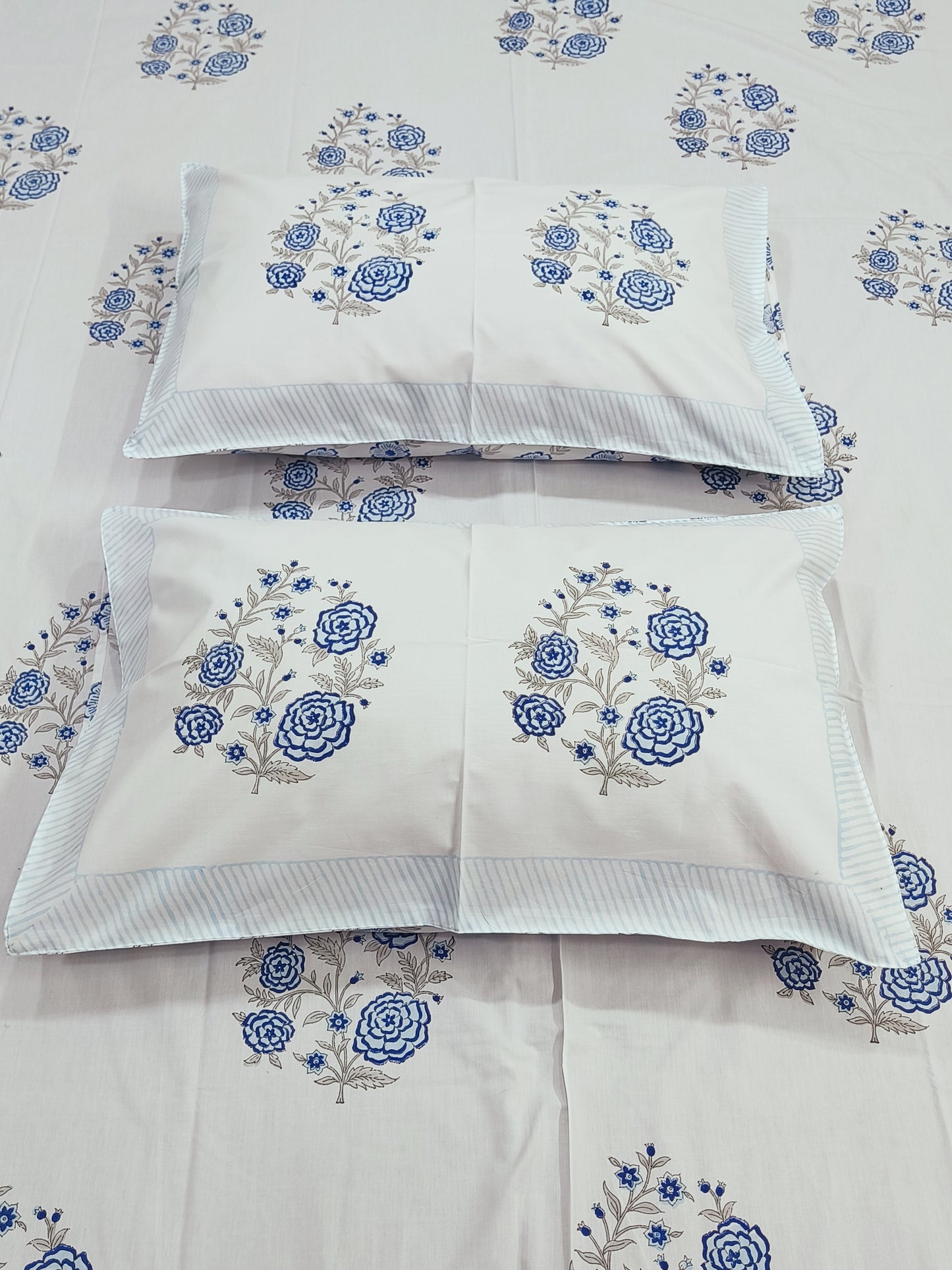FRESH ARRIVAL Handblock Printed Premium Bedsheets (Dispatch Time 24 Hours)