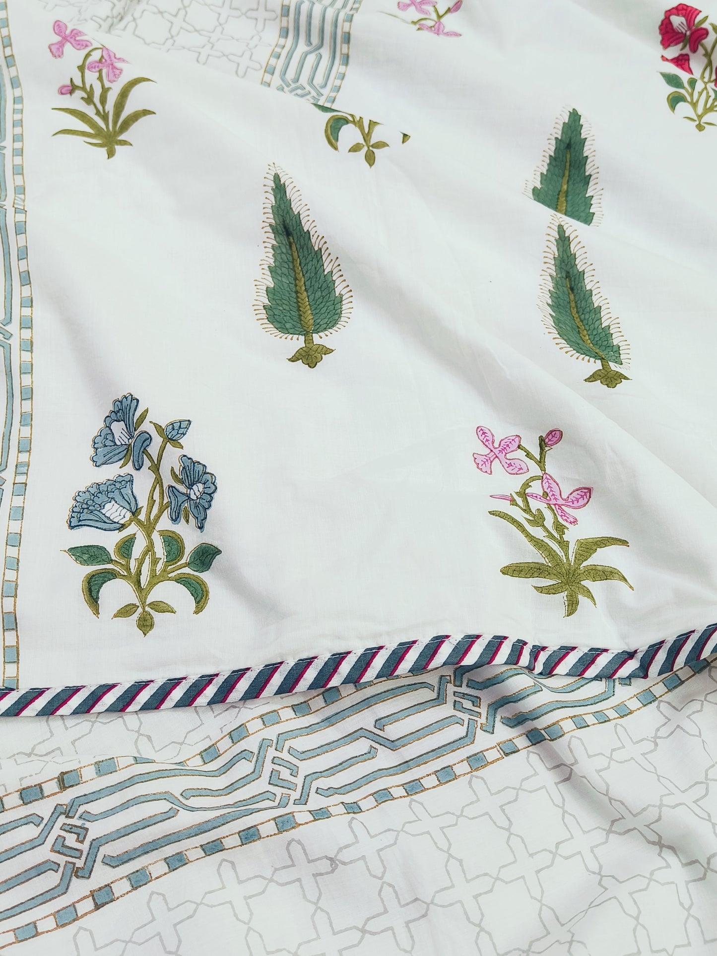 FRESH ARRIVAL Handblock Printed Premium Double Bed Dohars