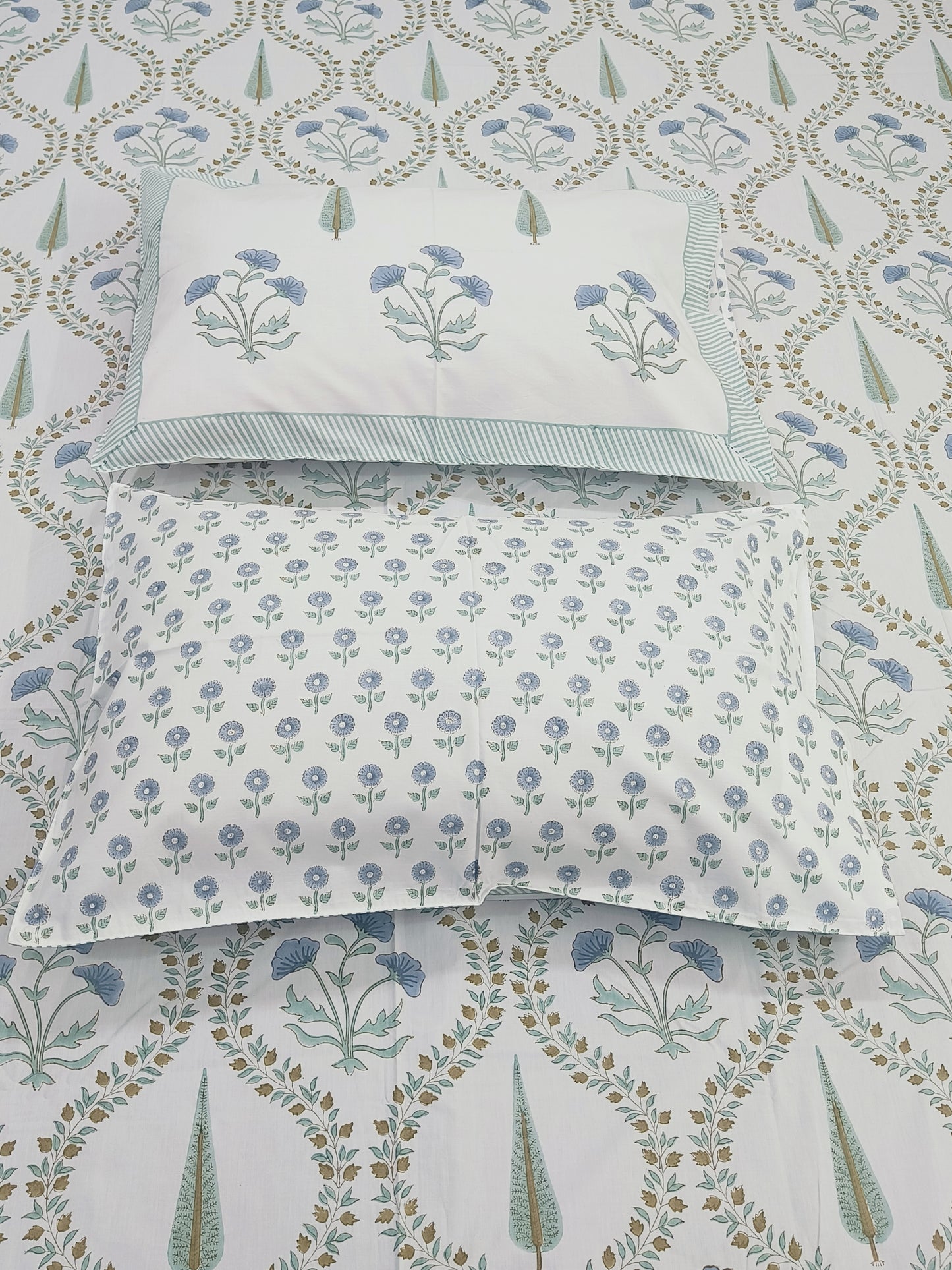 FRESH ARRIVAL Handblock Printed Premium Bedsheets (Dispatch Time 24 Hours)