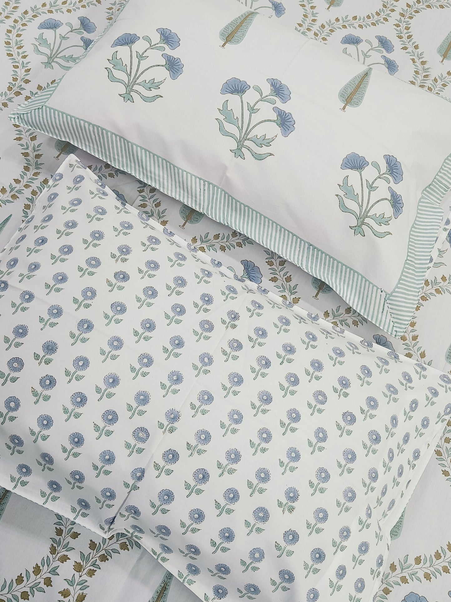 FRESH ARRIVAL Handblock Printed Premium Bedsheets (Dispatch Time 24 Hours)