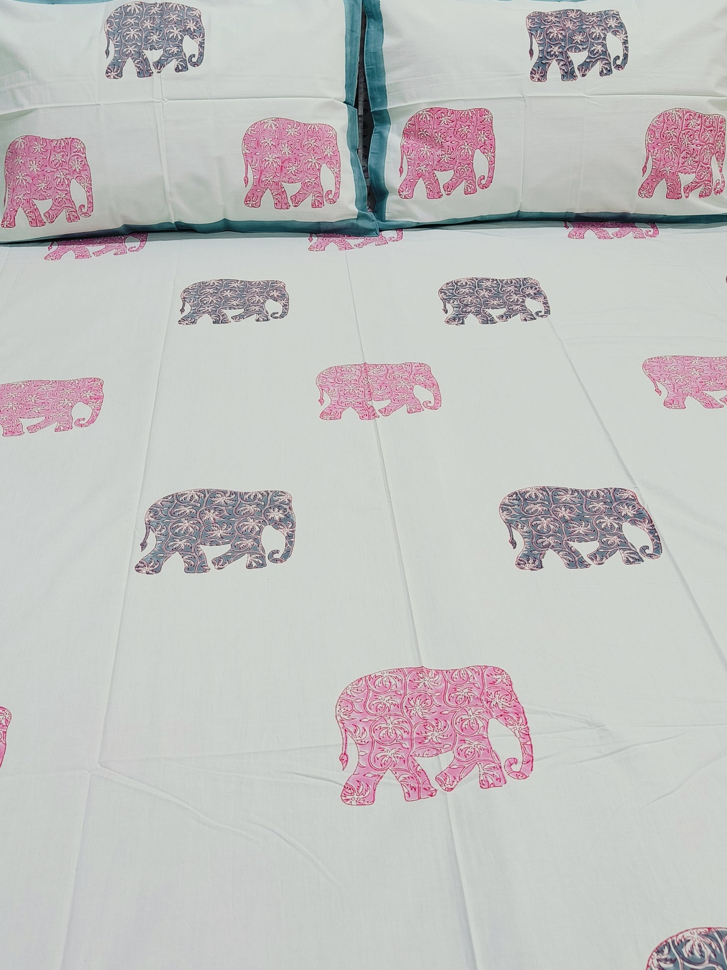 FRESH ARRIVAL Handblock Printed Premium Bedsheets (Dispatch Time 24 Hours)