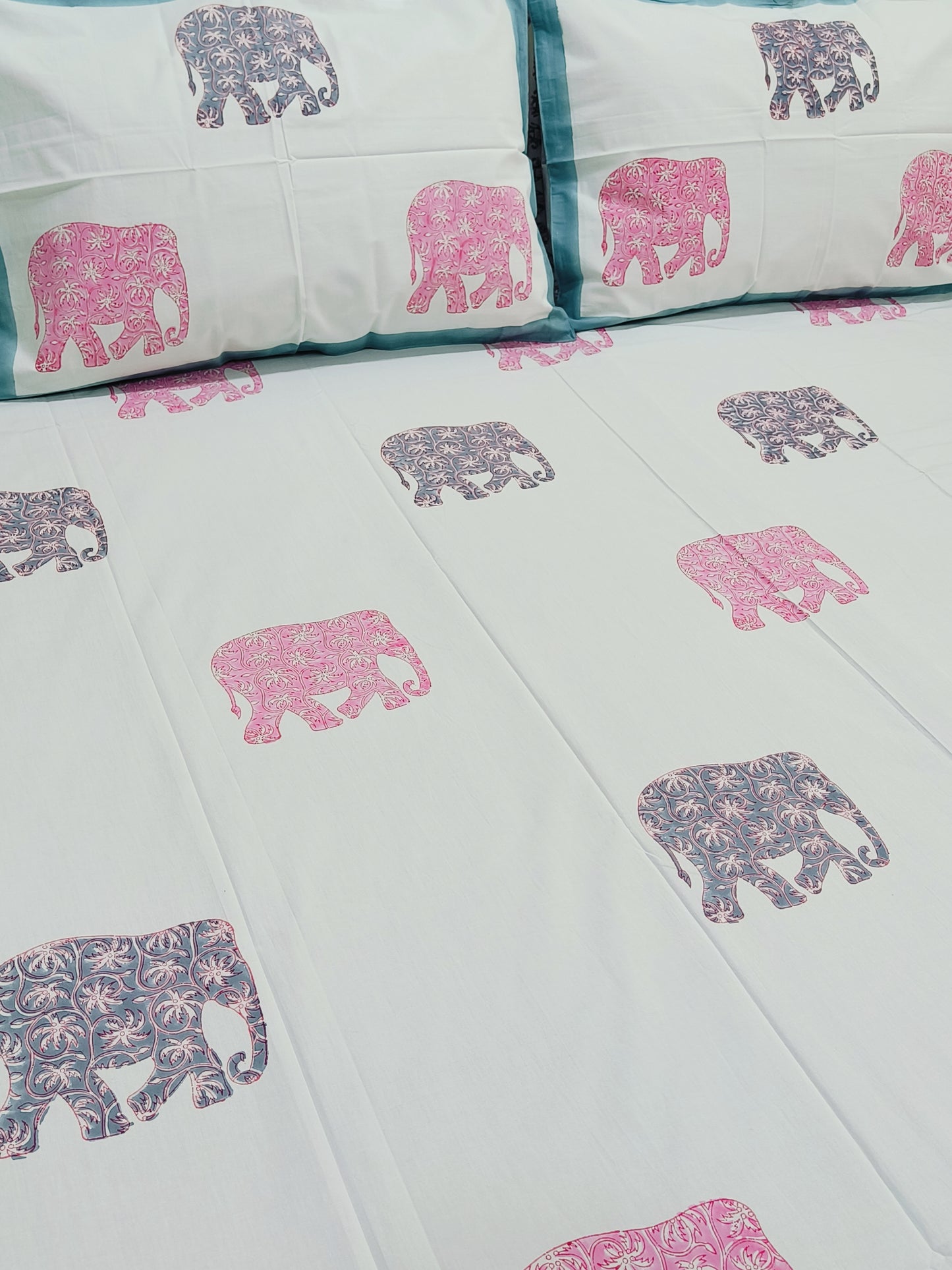 FRESH ARRIVAL Handblock Printed Premium Bedsheets (Dispatch Time 24 Hours)