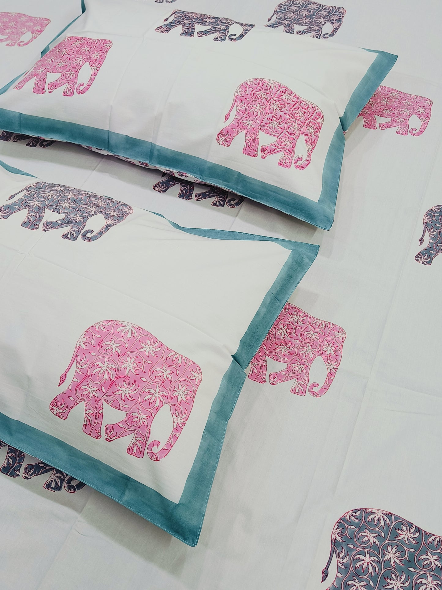 FRESH ARRIVAL Handblock Printed Premium Bedsheets (Dispatch Time 24 Hours)