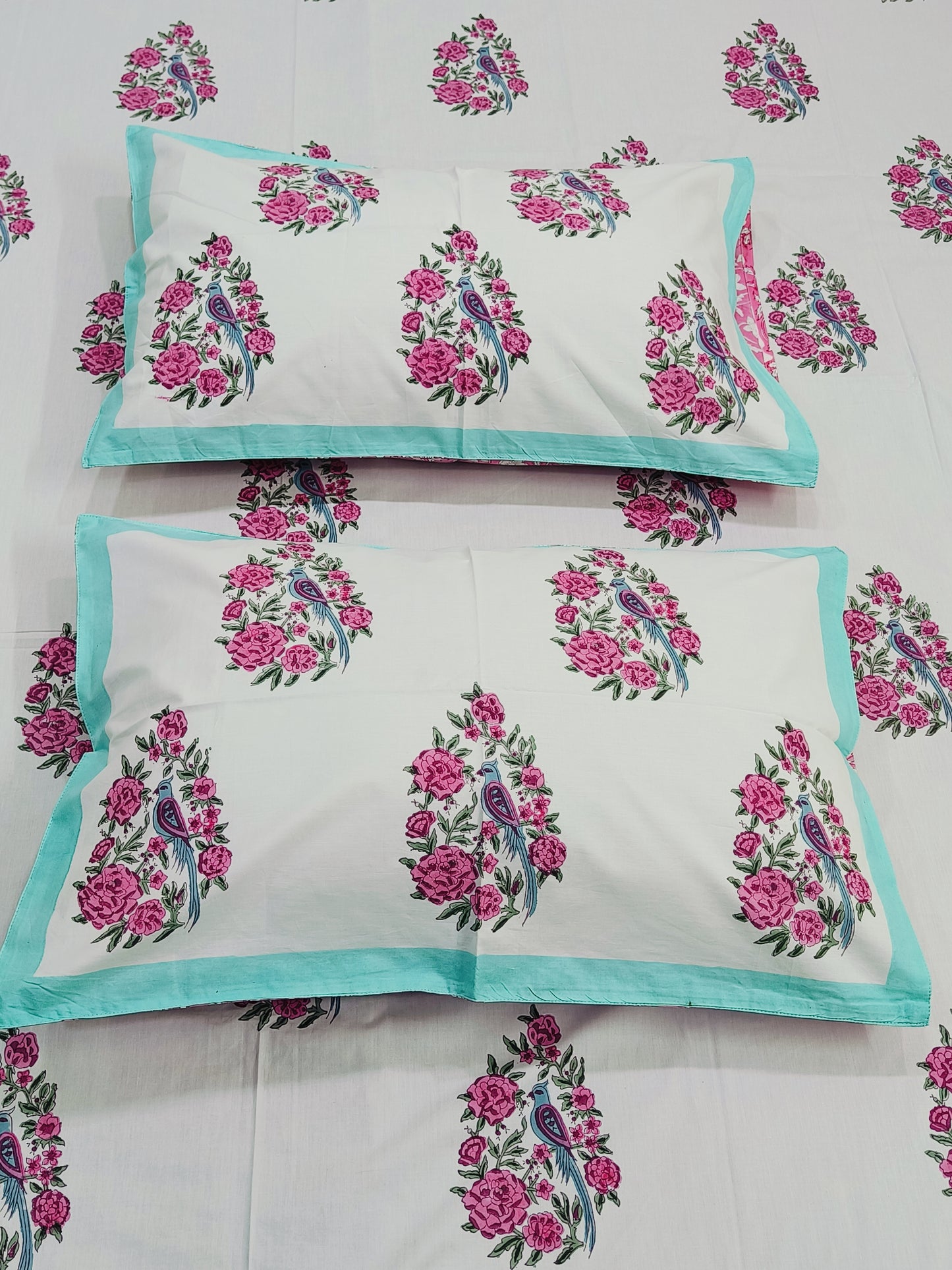 FRESH ARRIVAL Handblock Printed Premium Bedsheets (Dispatch Time 24 Hours)