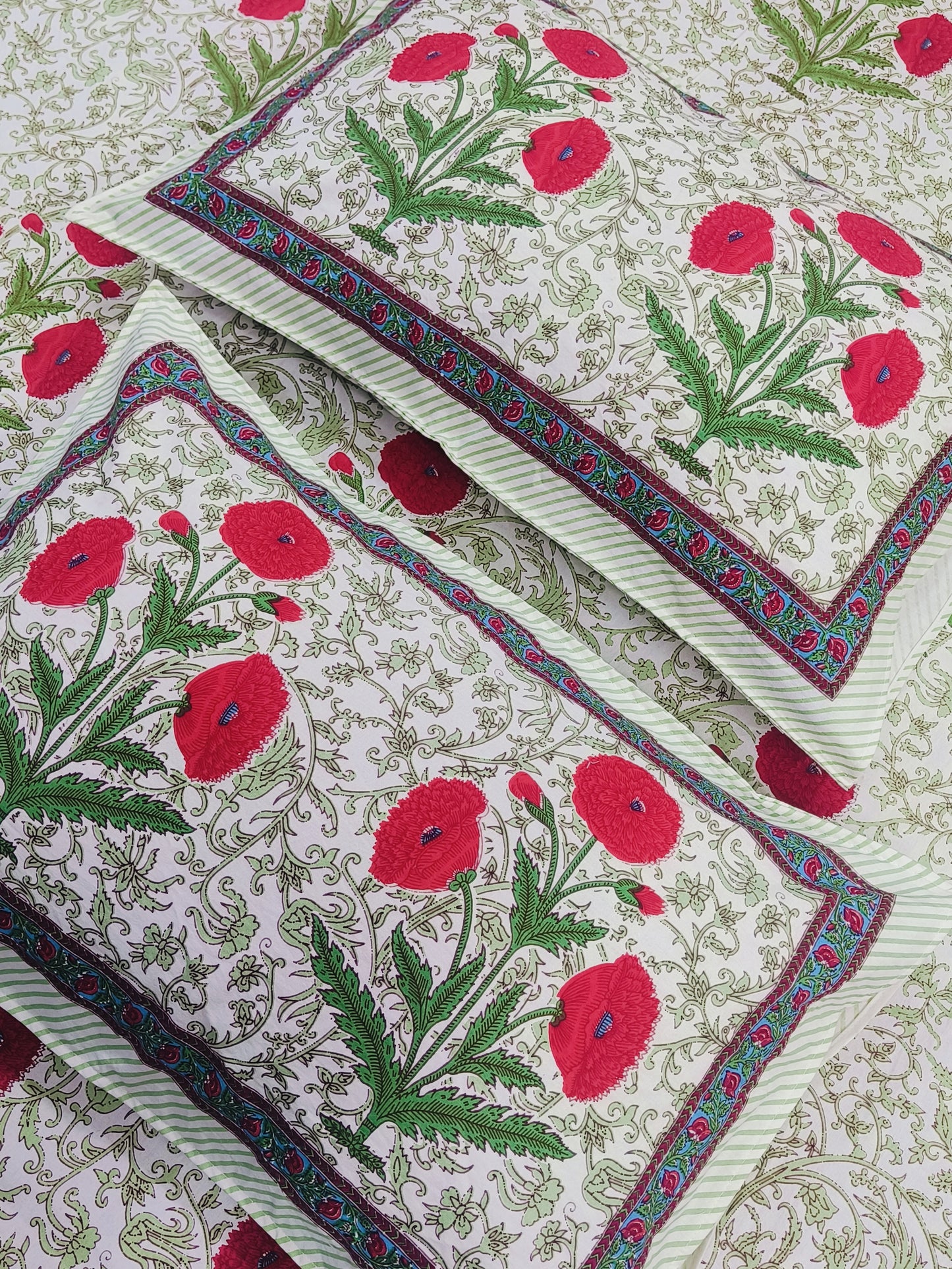 FRESH ARRIVALS Gulbahaar King Size Bedsheets(Dispatch Time 24 Hours)