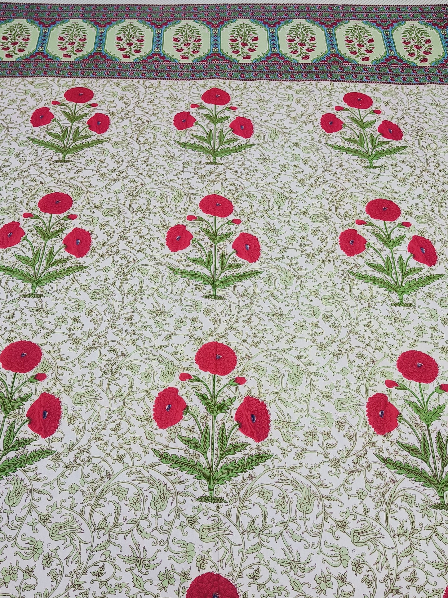 FRESH ARRIVALS Gulbahaar King Size Bedsheets(Dispatch Time 24 Hours)