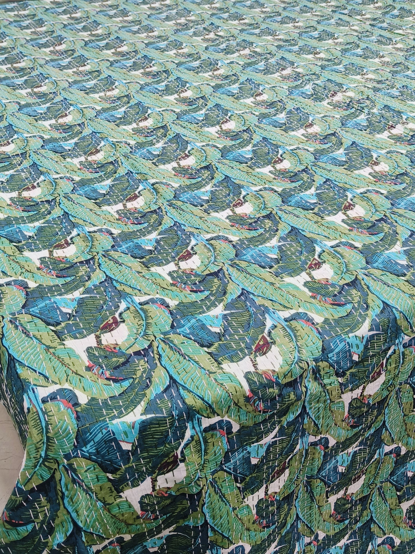 FRESH ARRIVAL Kantha Bedcovers Printed Premium