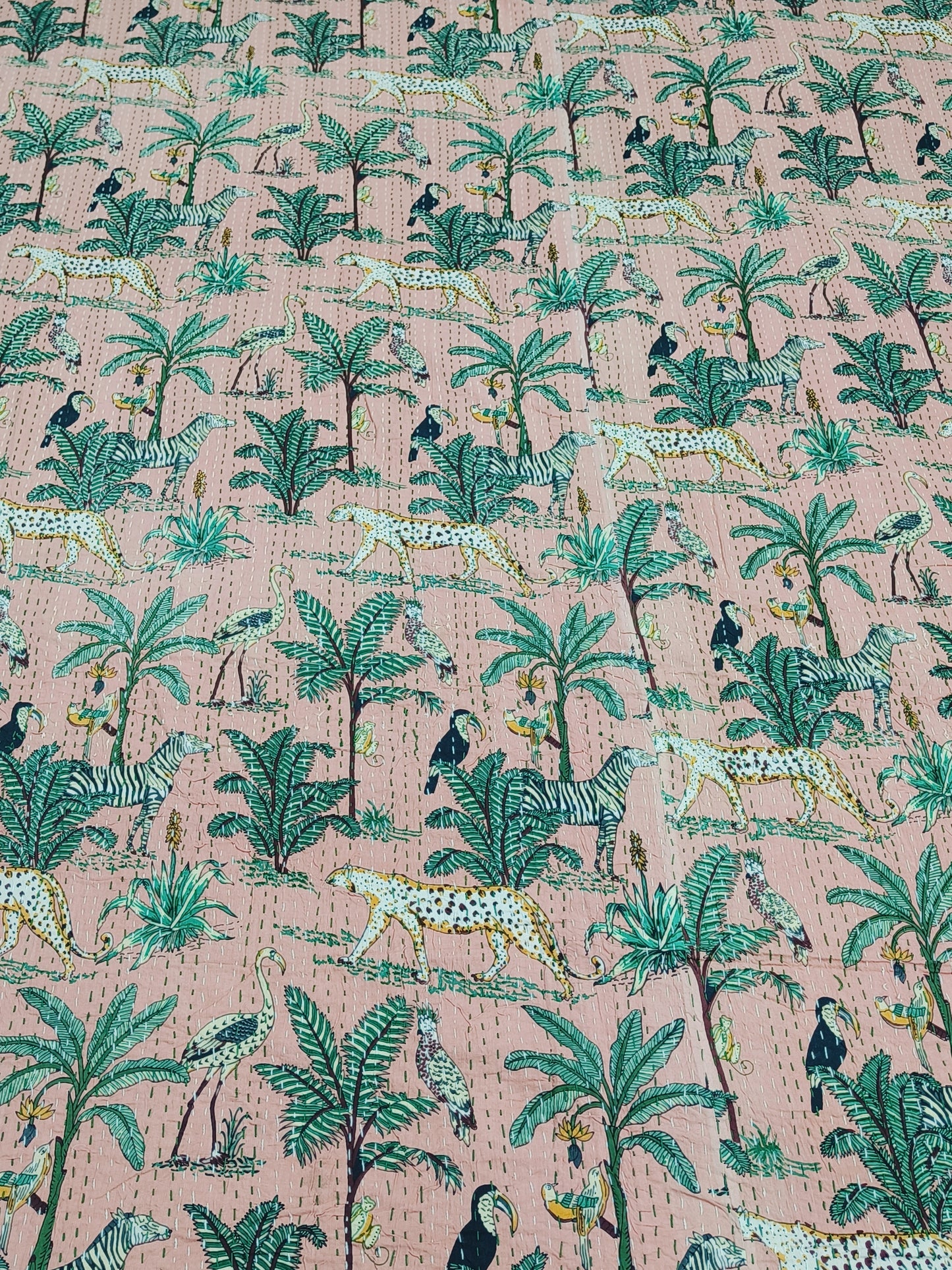FRESH ARRIVAL Kantha Bedcovers Printed Premium