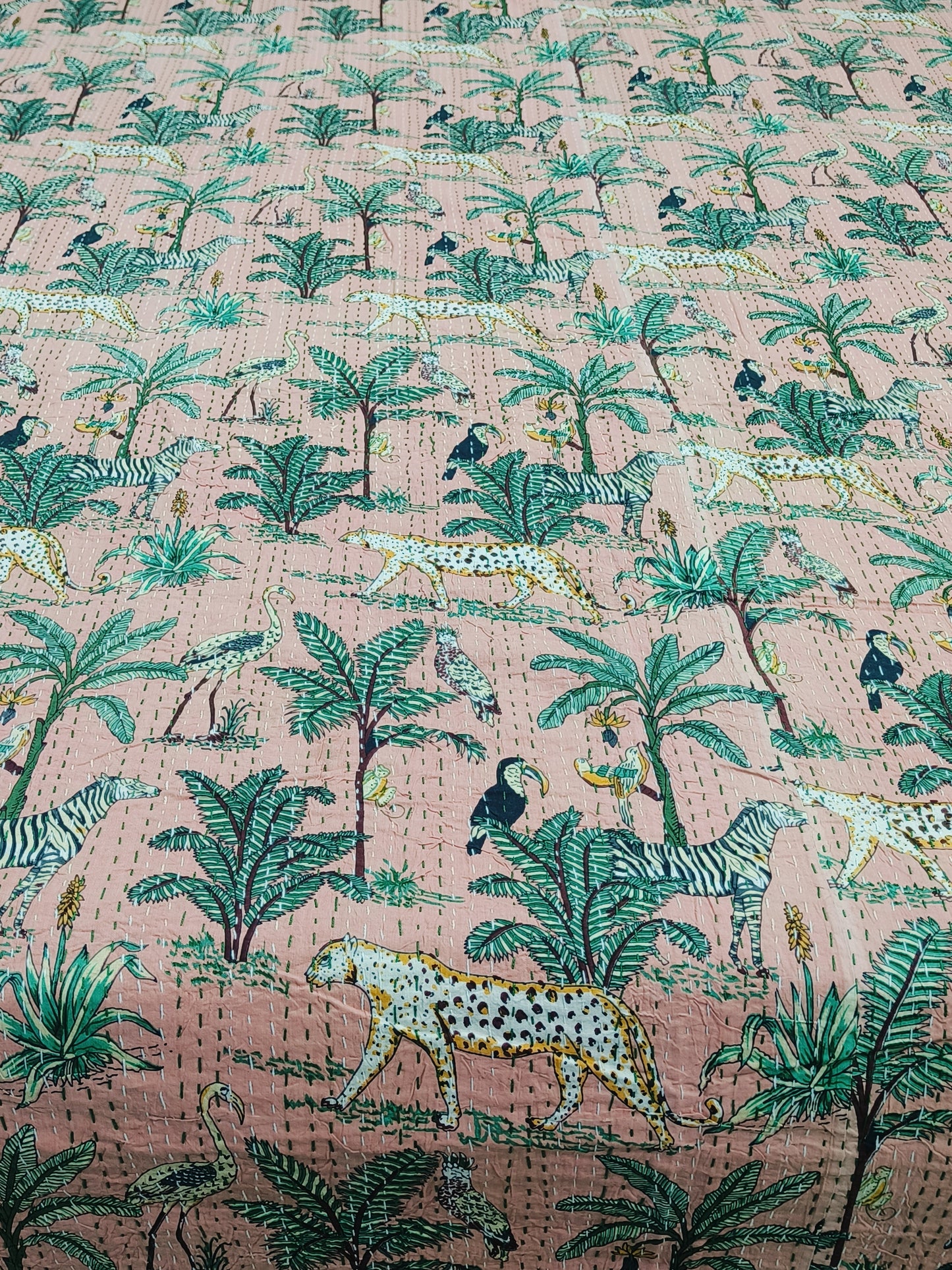 FRESH ARRIVAL Kantha Bedcovers Printed Premium