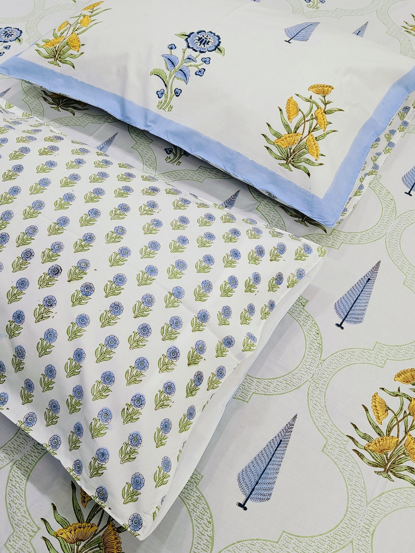 FRESH ARRIVAL Handblock Printed Premium Bedsheets (Dispatch Time 24 Hours)