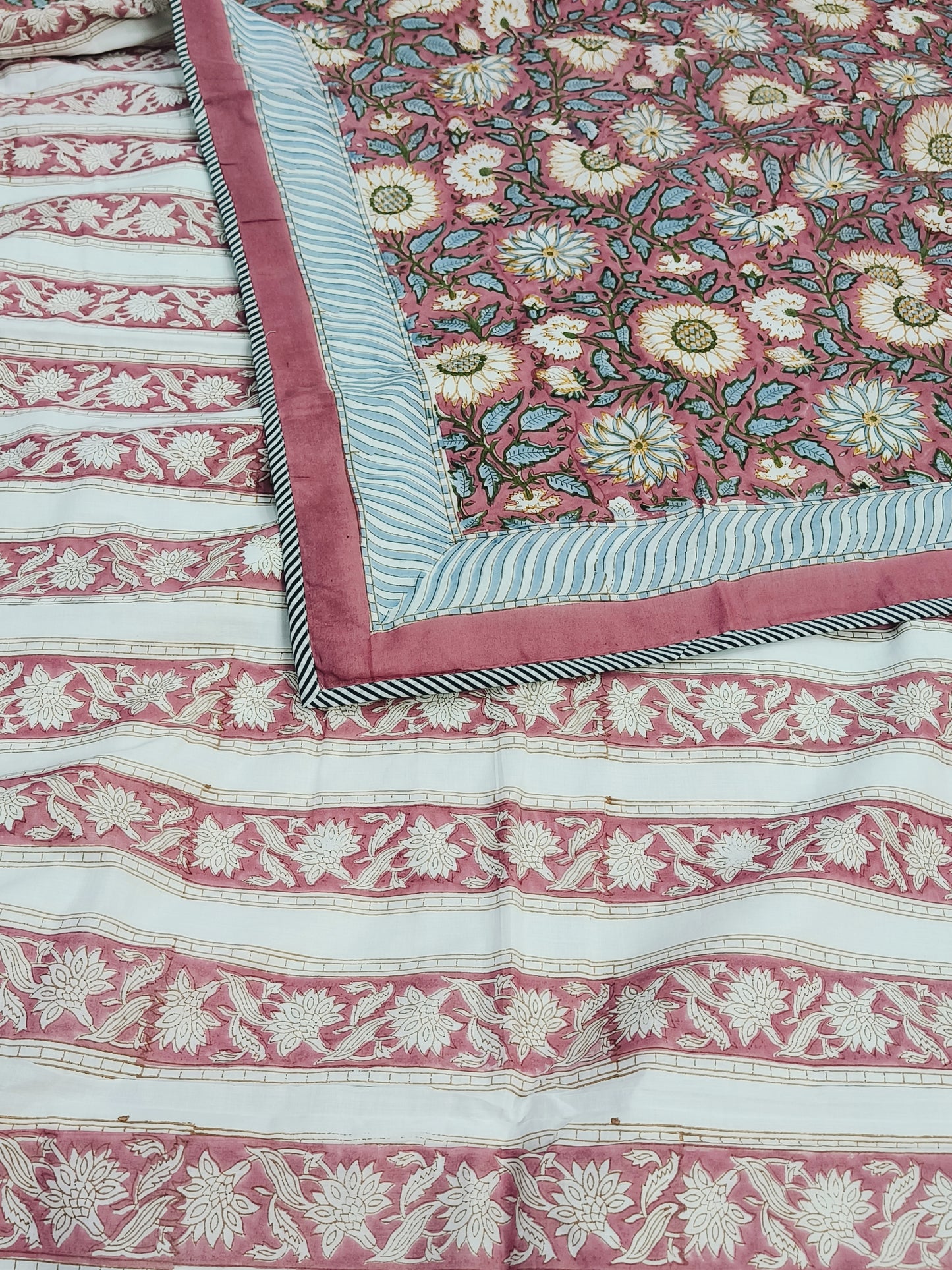 FRESH ARRIVAL Handblock Printed Premium Double Bed Dohars