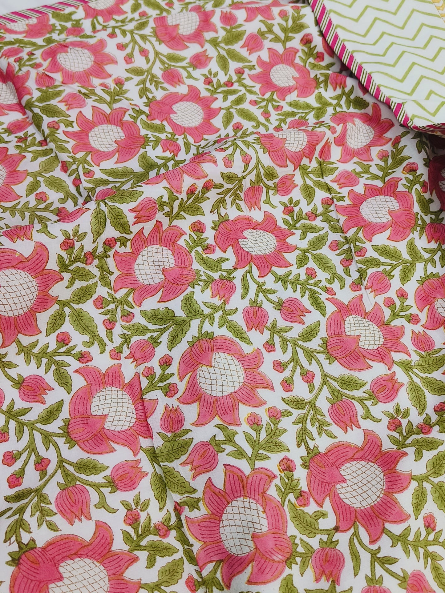 FRESH ARRIVAL Handblock Printed Premium Double Bed Dohars