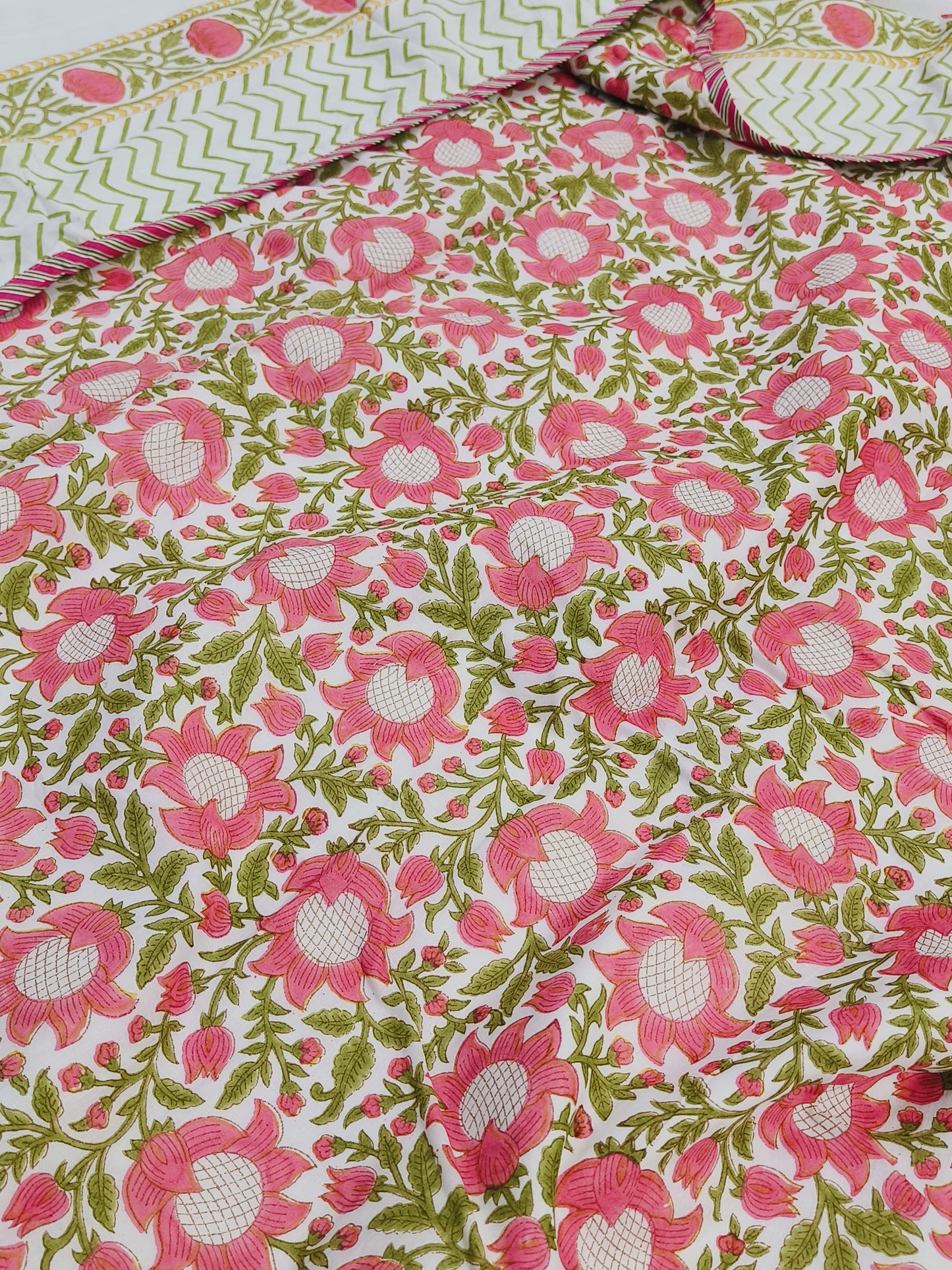 FRESH ARRIVAL Handblock Printed Premium Double Bed Dohars