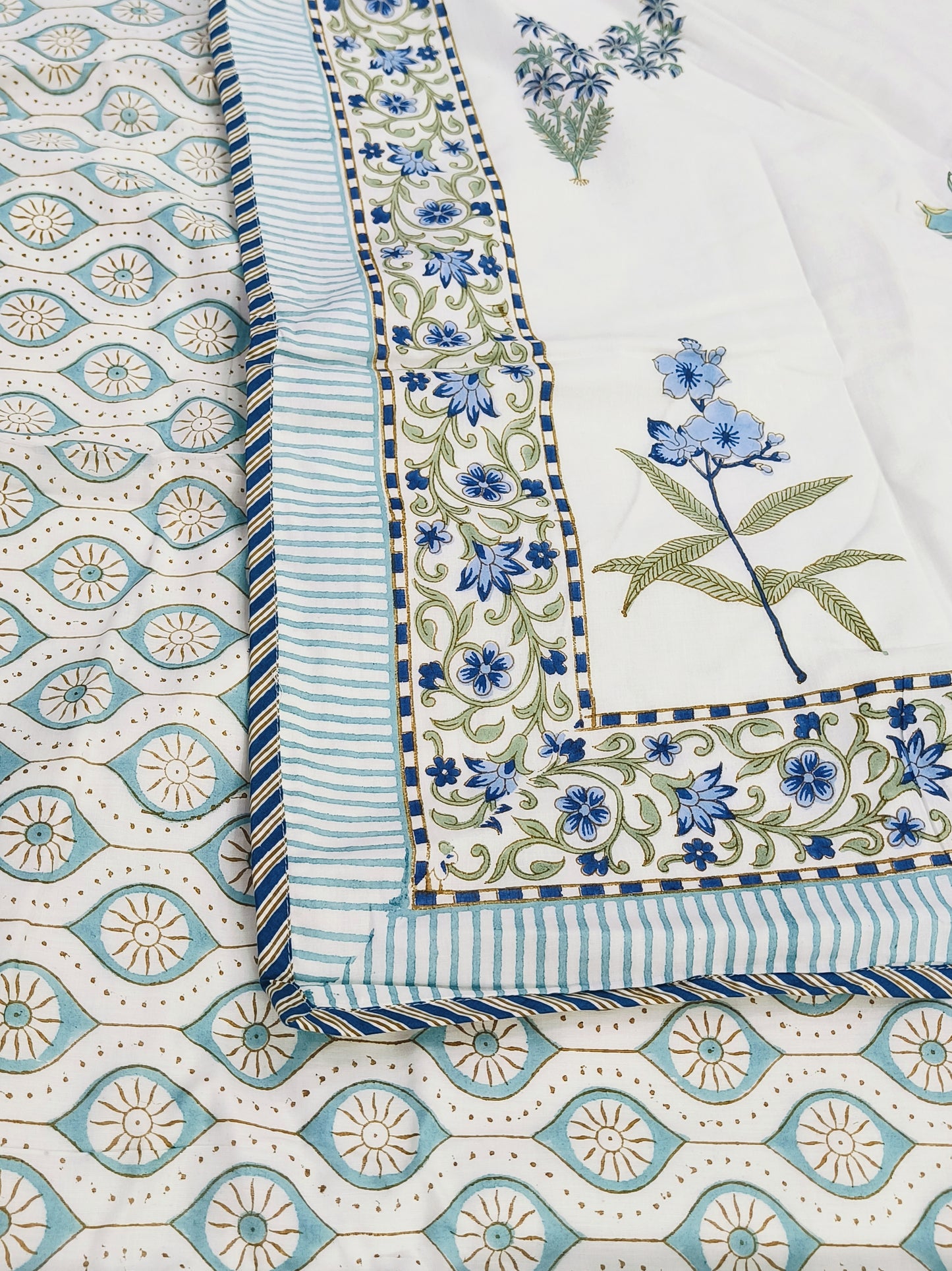 FRESH ARRIVAL Handblock Printed Premium Double Bed Dohars