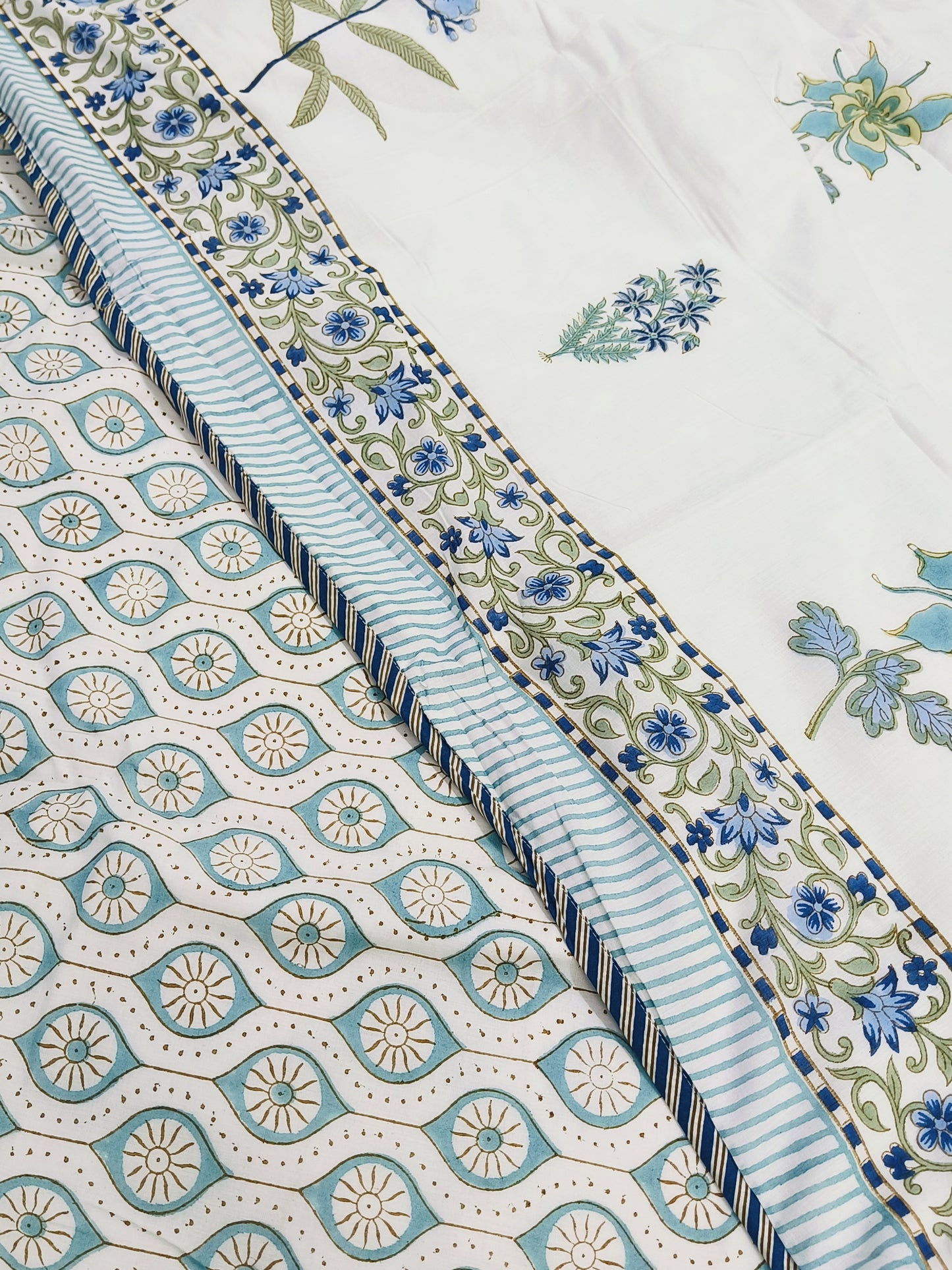 FRESH ARRIVAL Handblock Printed Premium Double Bed Dohars