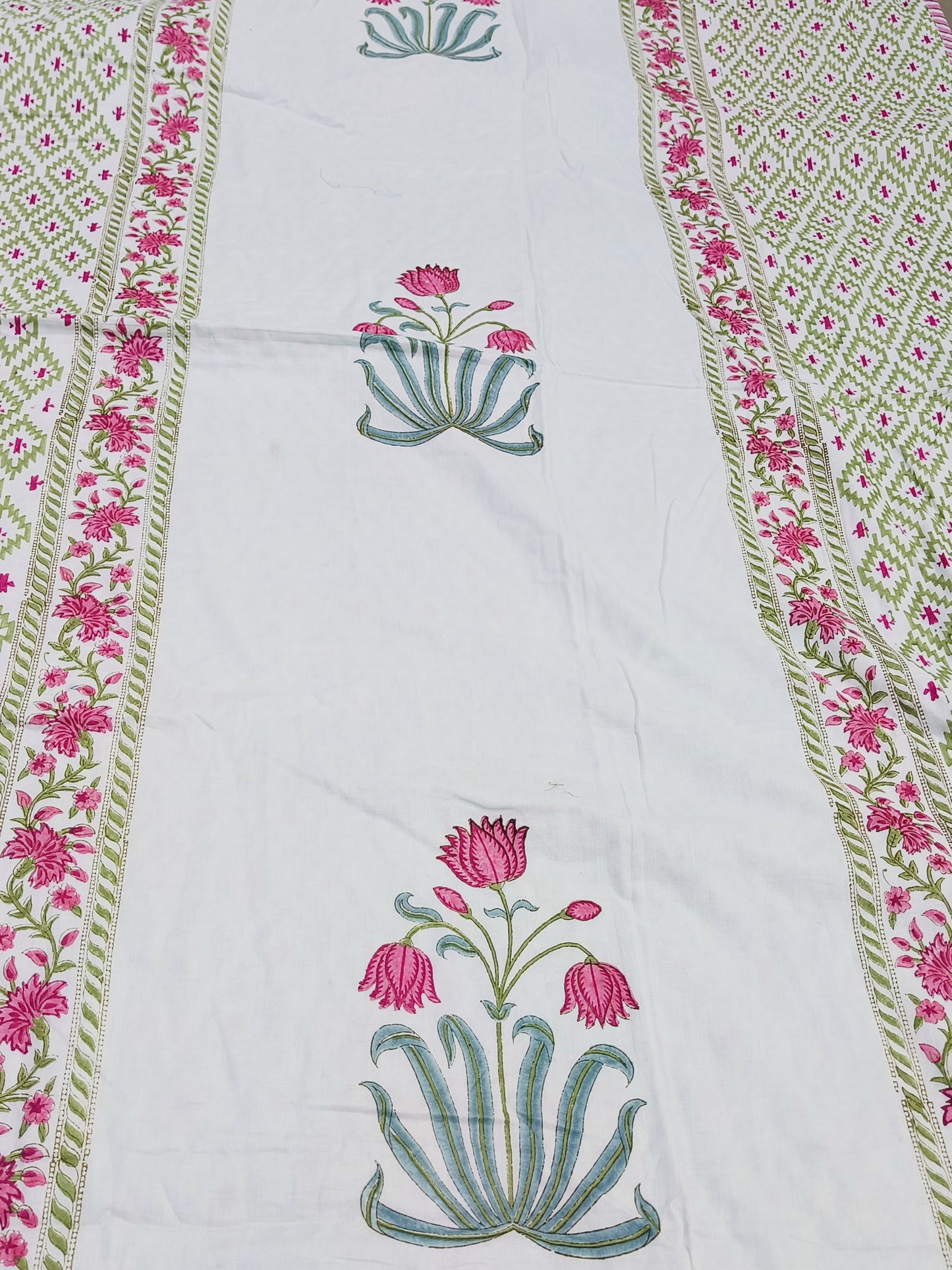FRESH ARRIVAL Handblock Printed Premium Double Bed Dohars