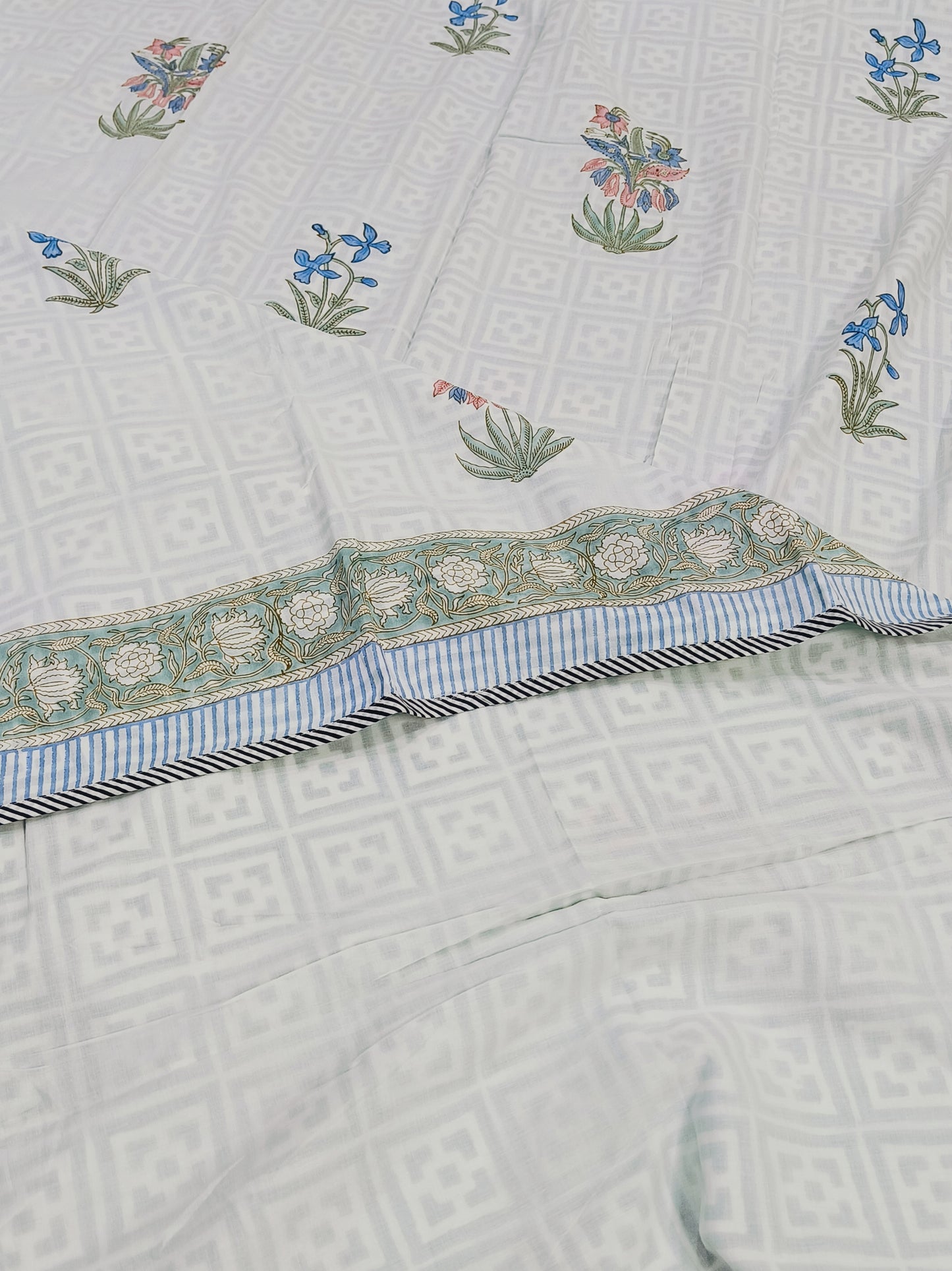FRESH ARRIVAL Handblock Printed Premium Double Bed Dohars