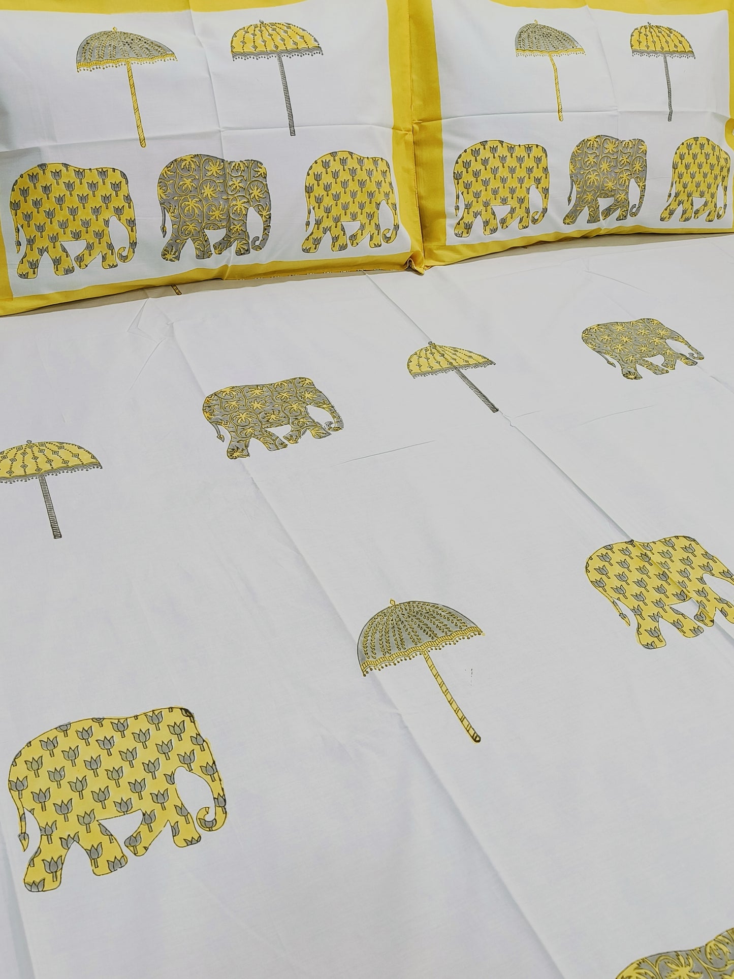 FRESH ARRIVAL Handblock Printed Premium Bedsheets (Dispatch Time 24 Hours)