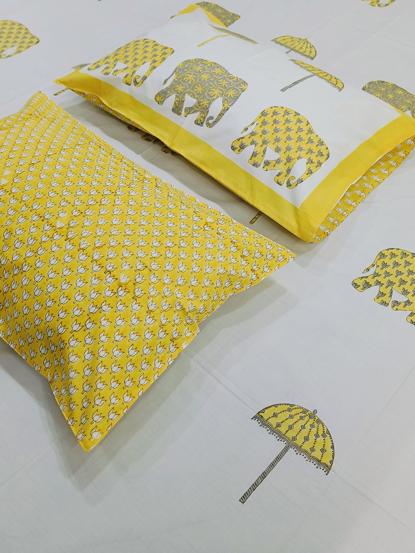 FRESH ARRIVAL Handblock Printed Premium Bedsheets (Dispatch Time 24 Hours)