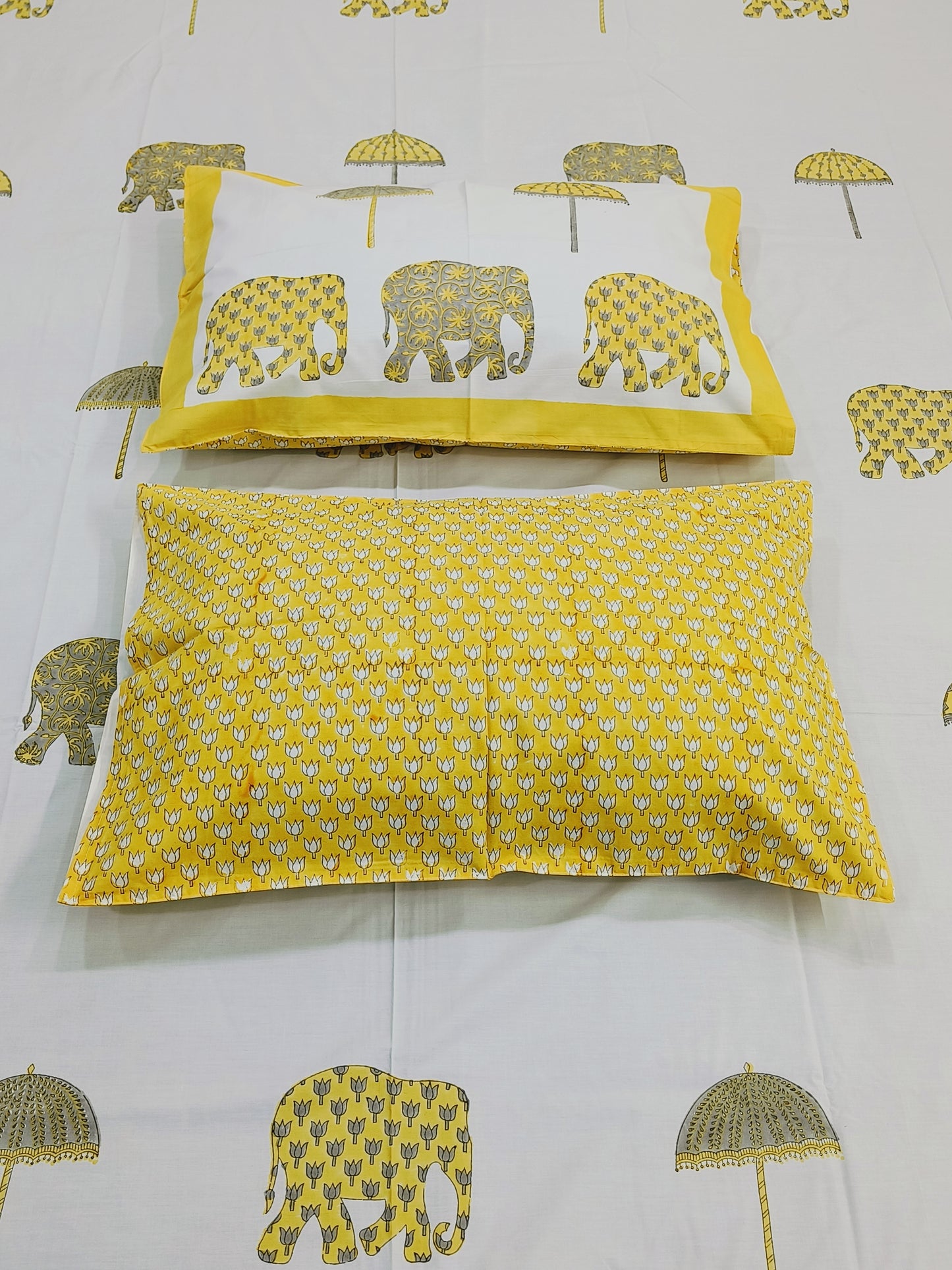 FRESH ARRIVAL Handblock Printed Premium Bedsheets (Dispatch Time 24 Hours)