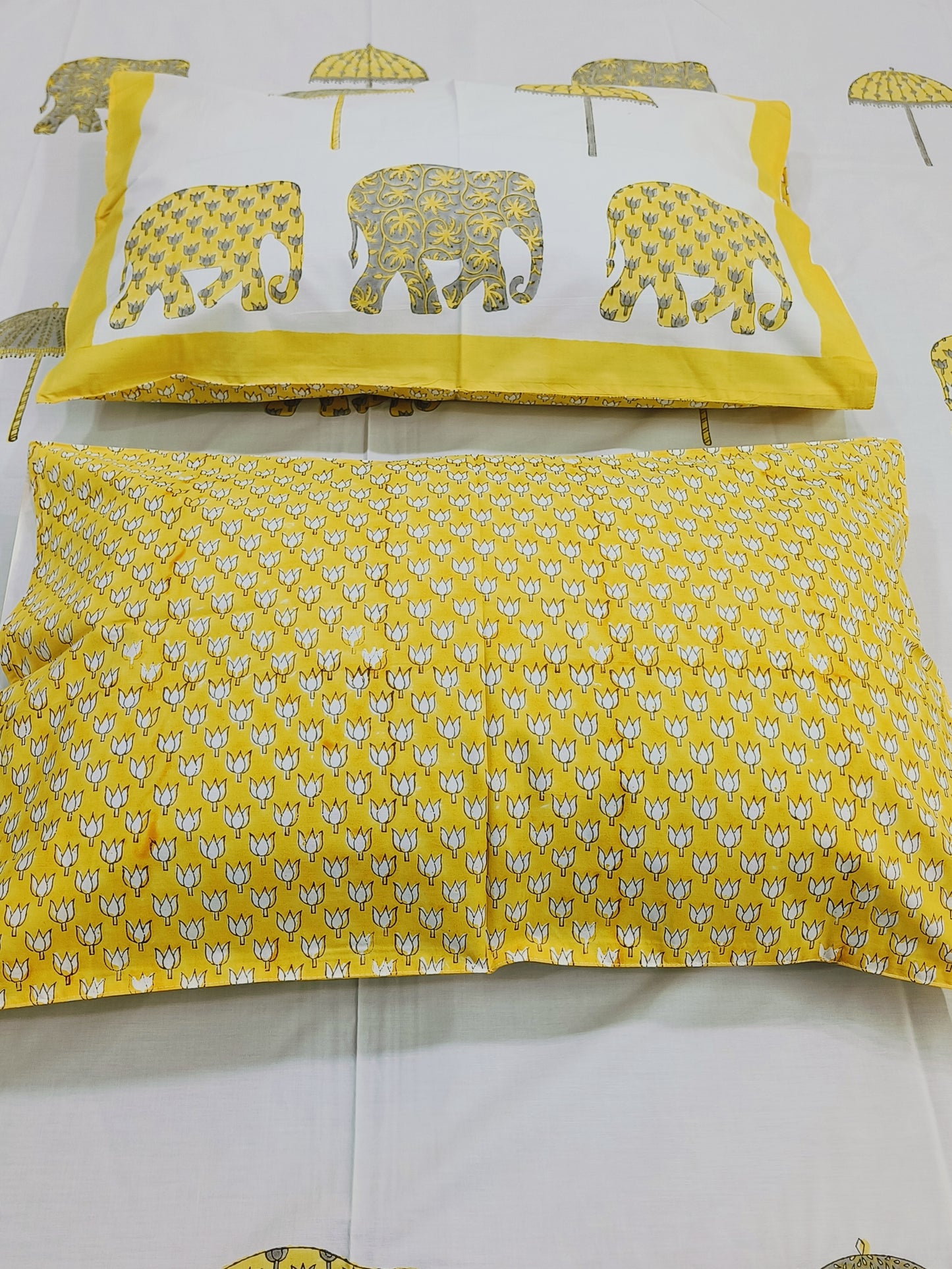 FRESH ARRIVAL Handblock Printed Premium Bedsheets (Dispatch Time 24 Hours)